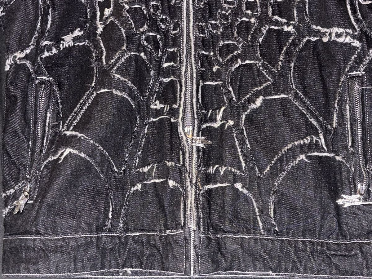 Revenge Revenge spider web denim jacket Size US S / EU 44-46 / 1 - 3 Thumbnail
