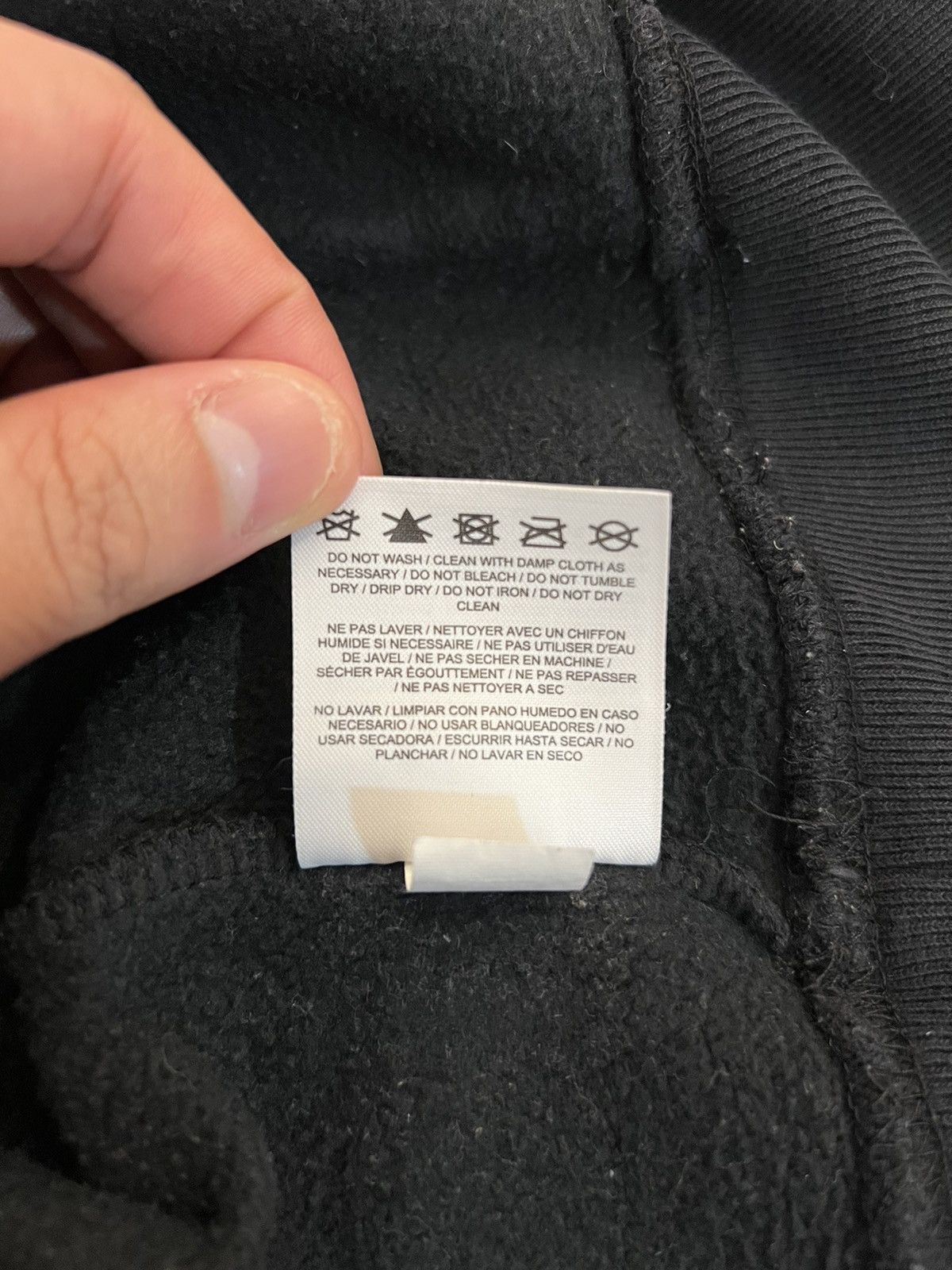 Jordan Brand × Supreme Supreme X Jordan Hooded Pullover Black FW15 Size US M / EU 48-50 / 2 - 10 Thumbnail