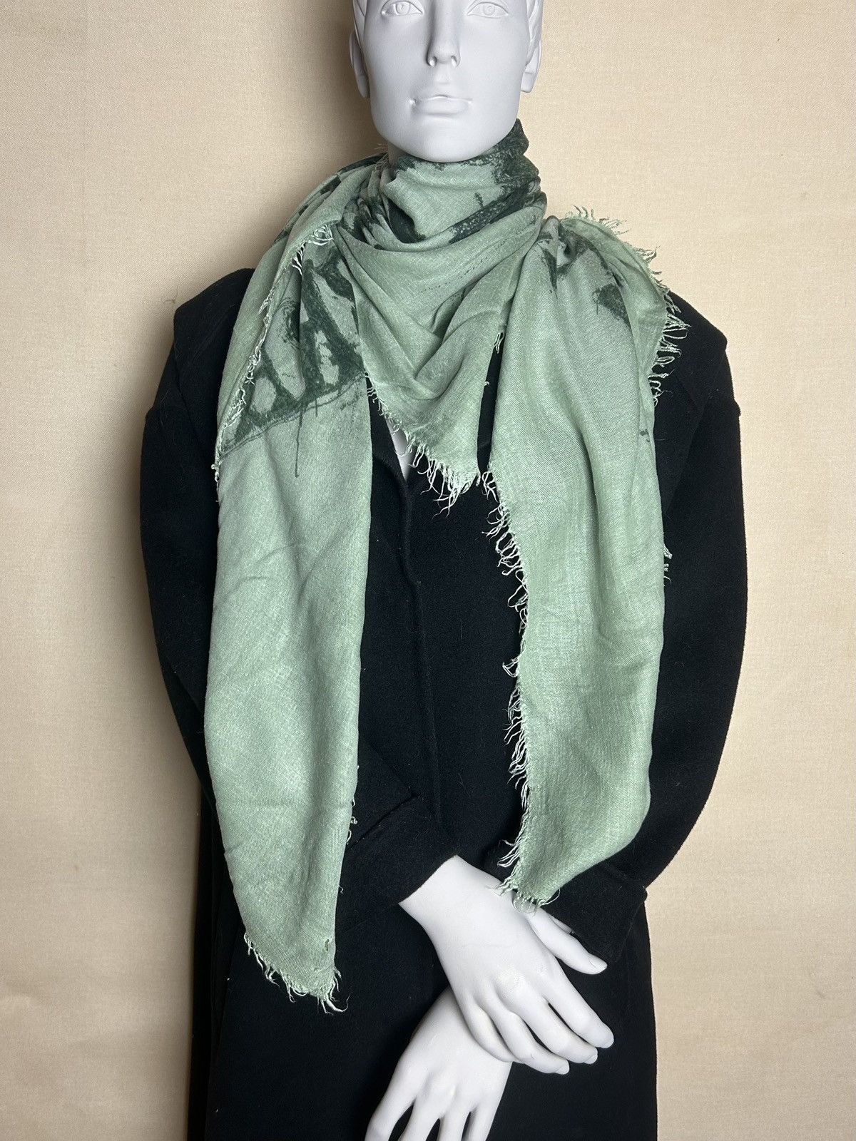 Diesel Diesel light green viscose scarf Size ONE SIZE - 7 Thumbnail