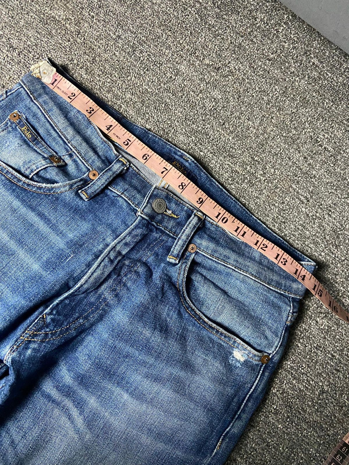 Polo Ralph Lauren Polo Ralph Lauren Skinny Ripped Jeans (157) Size US 29 - 7 Thumbnail