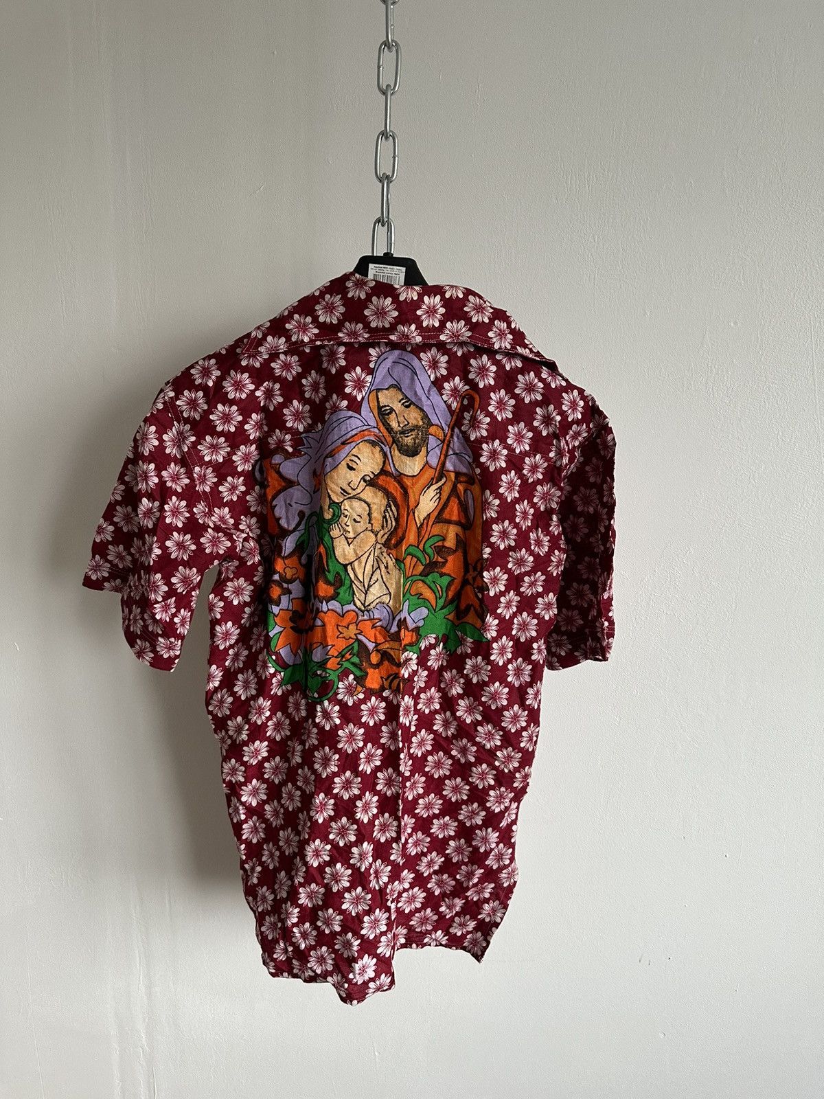 Japanese Brand Jesus Hawai shirt vintage floral print Size US L / EU 52-54 / 3 - 1 Thumbnail