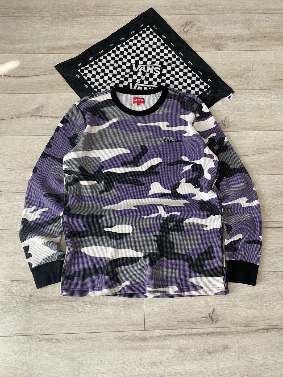 Supreme Camo Waffle Thermal | Grailed