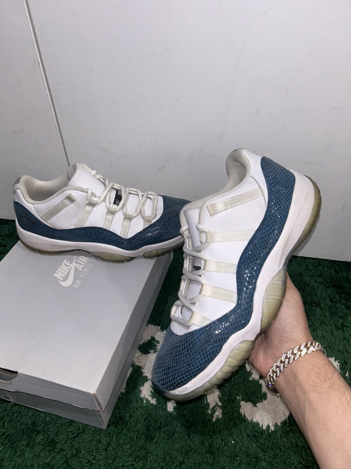 Size 10 - Jordan 11 Retro Low Snakeskin 2019 Preowned