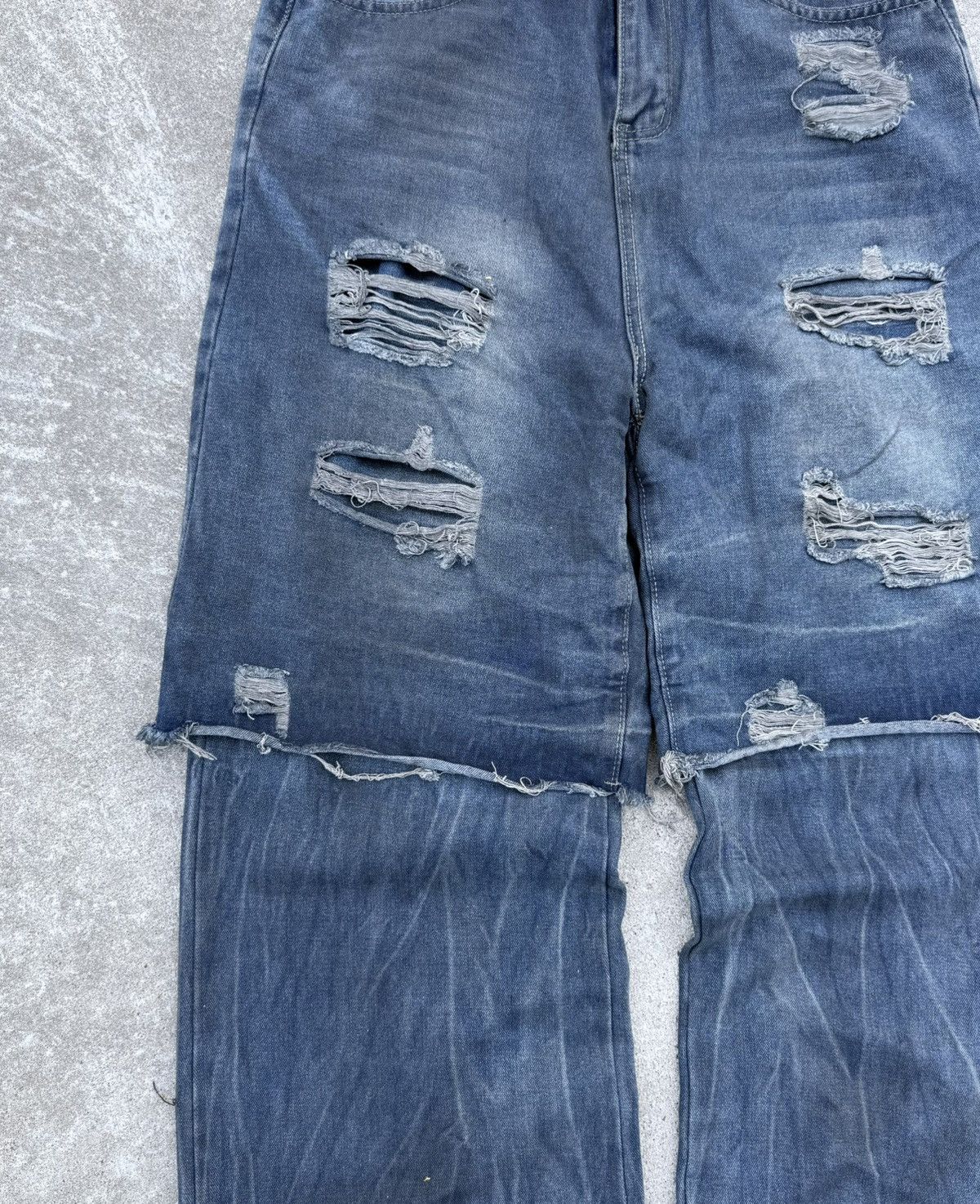 Other Vintage y2k streetwear swag track wide custom buggy jeans Size US 34 / EU 50 - 5 Thumbnail