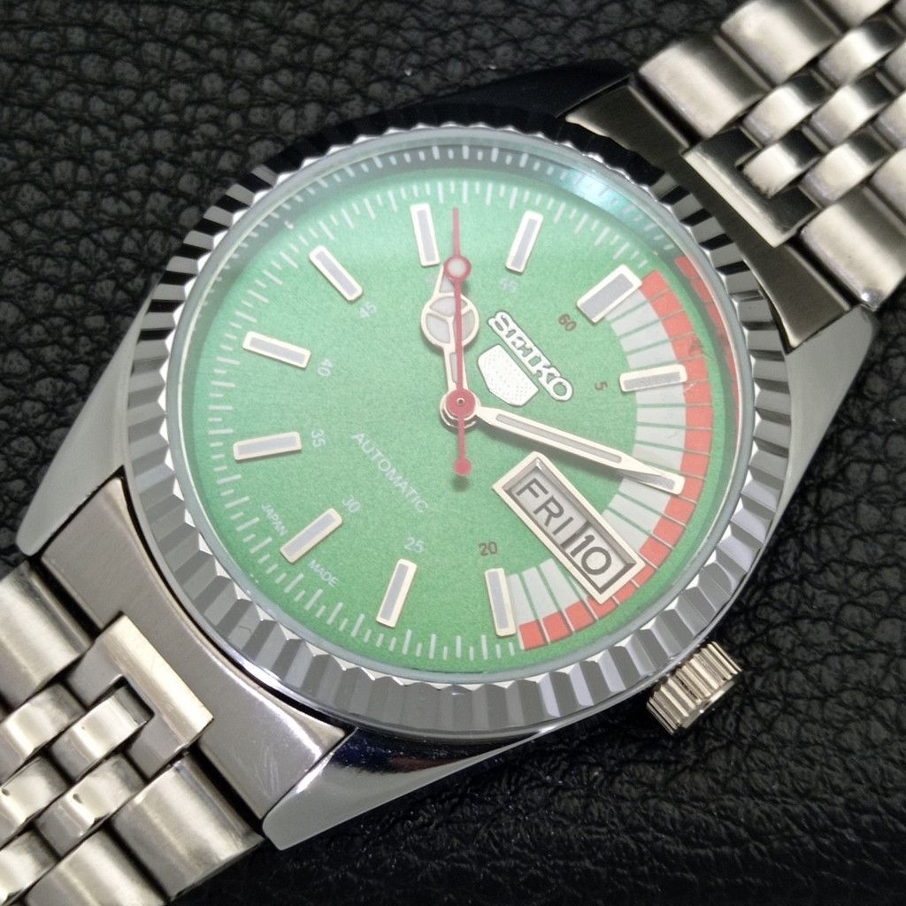 Seiko REFURBISHED VINTAGE SEIKO 5 AUTO JAPAN MENS WATCH a440722 Size 38 - 6 Thumbnail