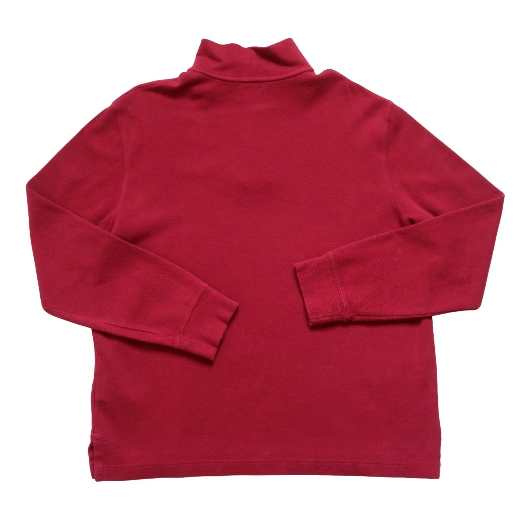 Polo Ralph Lauren VINTAGE Ralph Lauren Polo 1/4 ZIP Sweatshirt Embroidered Red M Men Shirt Size US M / EU 48-50 / 2 - 3 Thumbnail
