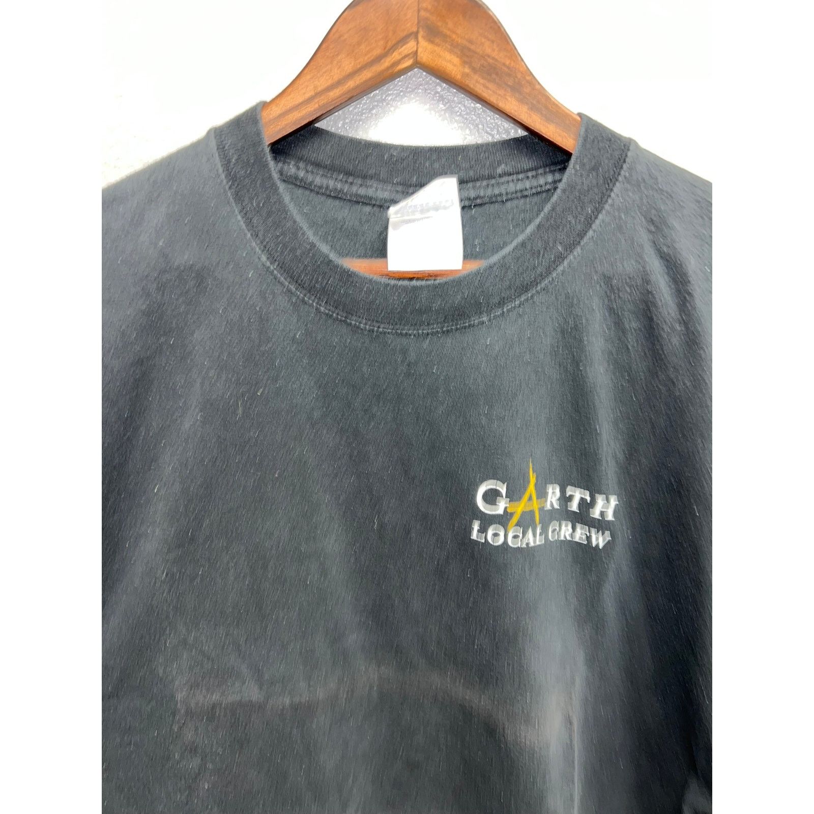 Gildan Vintage Garth Brooks Shirt Scarecrow Local Crew Tee 2001 Size US XL / EU 56 / 4 - 4 Thumbnail