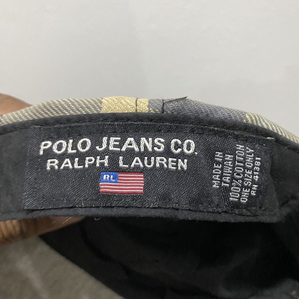 Polo Ralph Lauren × Vintage Rare Vintage Polo Jeans Ralph Lauren Cap Size ONE SIZE - 5 Thumbnail