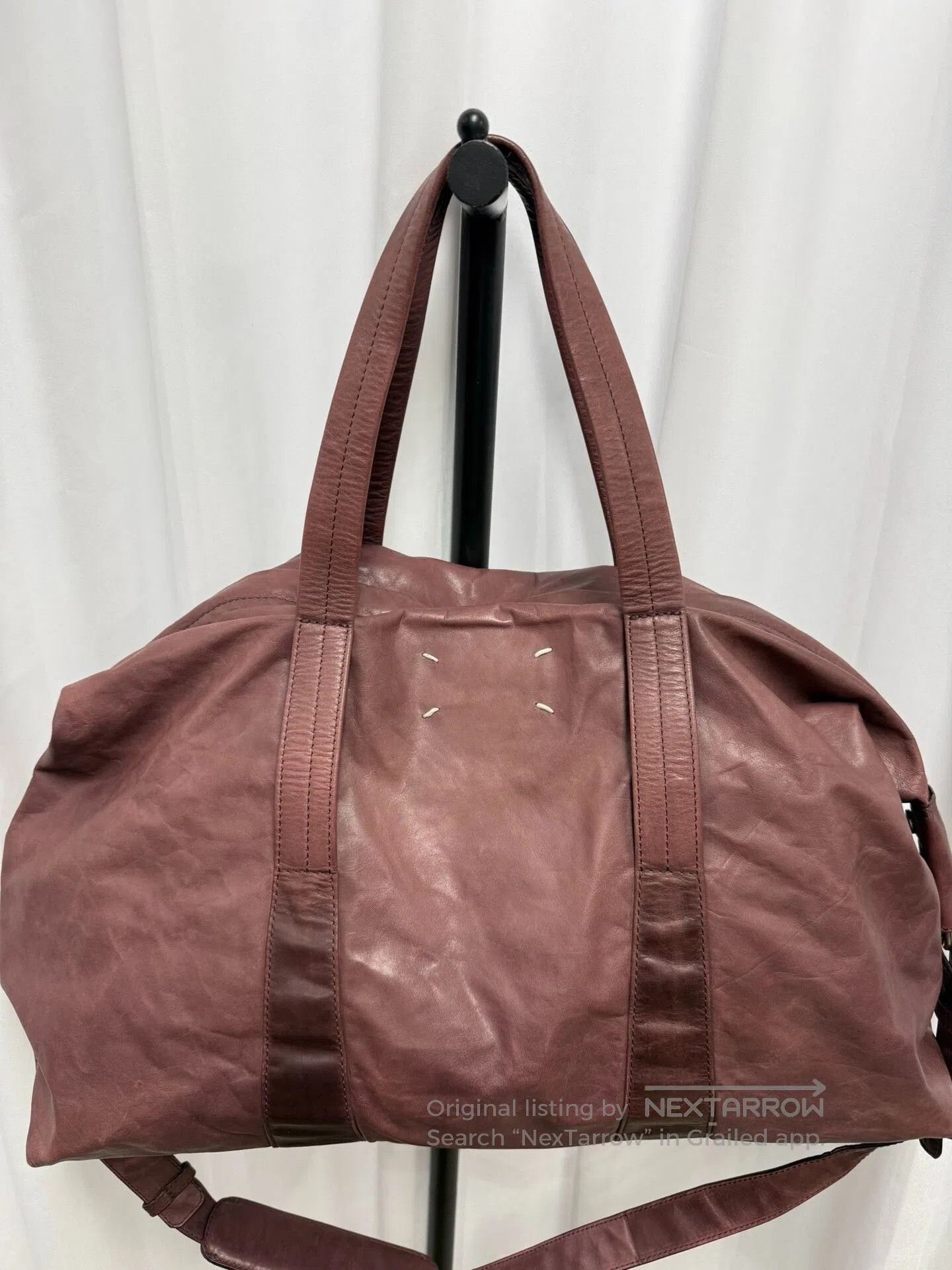 Maison Margiela Maison Margiela Leather Boston Bag. Size ONE SIZE - 3 Thumbnail