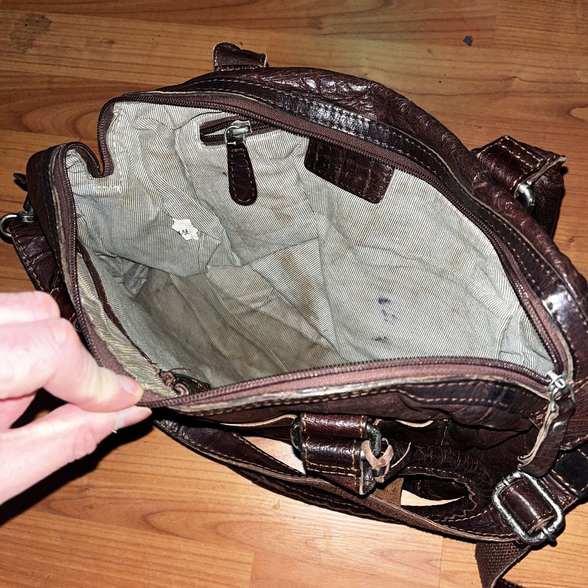 Other Vintage Leather Shoulder Bag Purse 90’s Y2K Size ONE SIZE - 6 Thumbnail