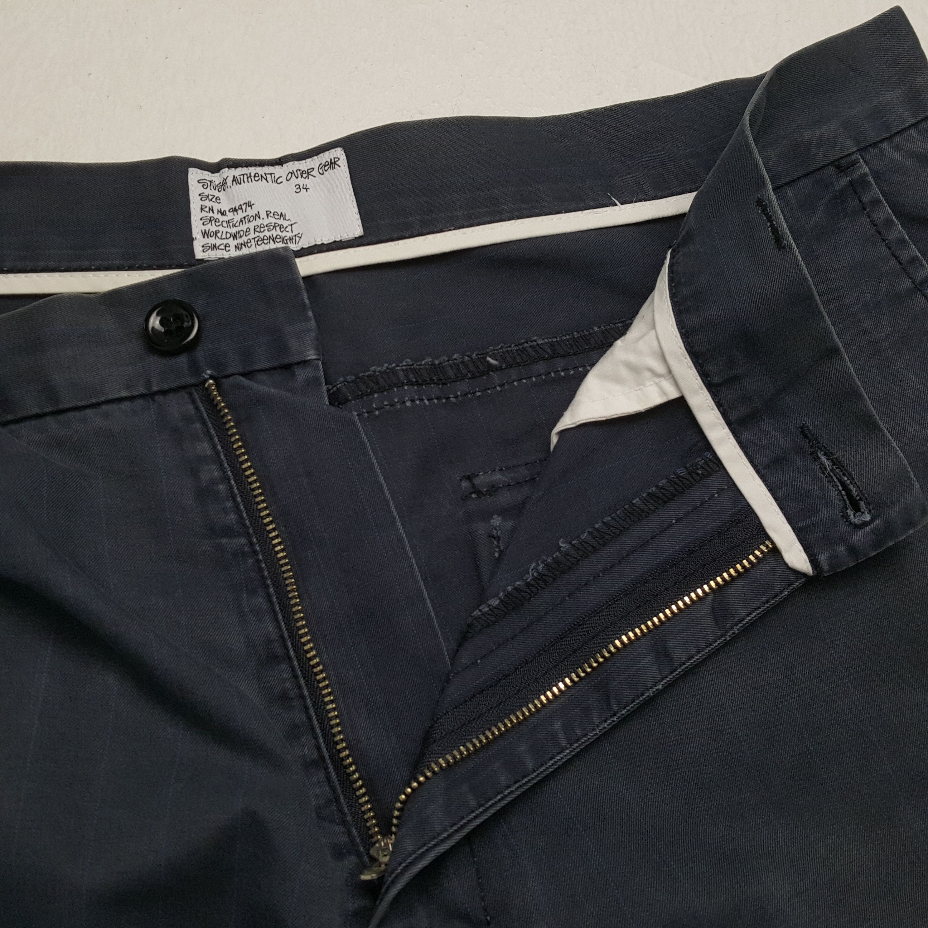 Stussy × Vintage Vintage STUSSY Streetwear Skateboard Short Pants Size US 33 - 9 Thumbnail