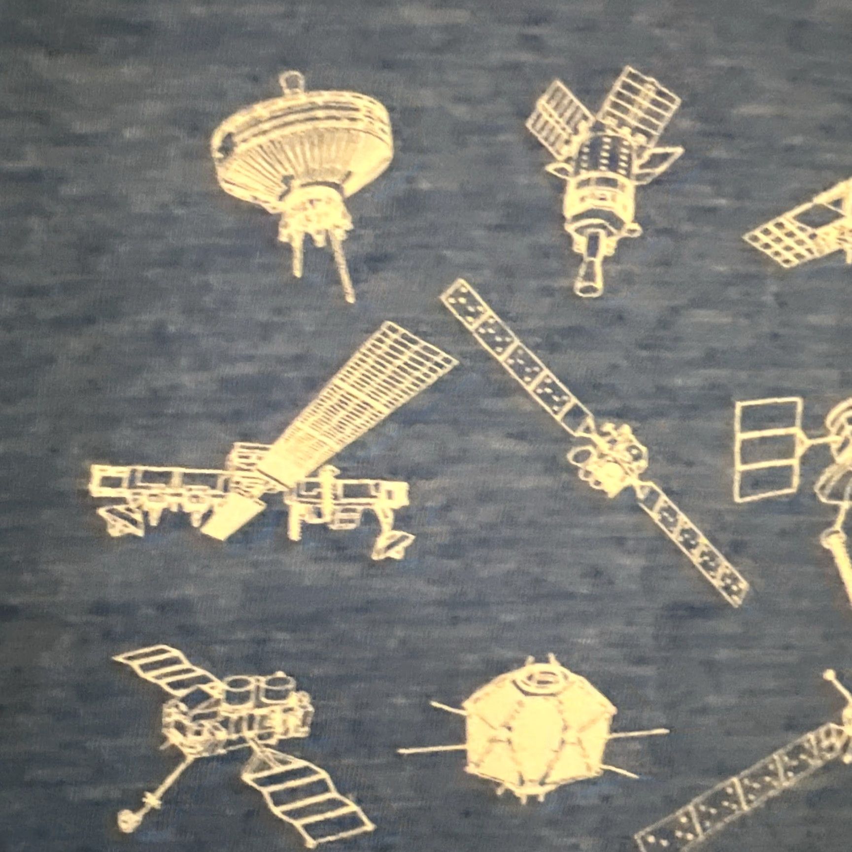 Vintage Northrop Grumman NG Space Systems Manufacturer Shirt XS Blue Space Size US XS / EU 42 / 0 - 5 Thumbnail