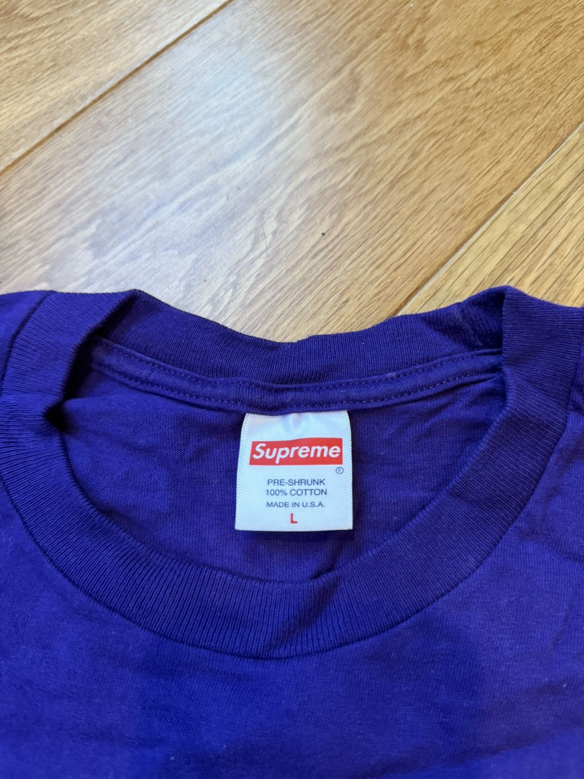 Supreme Supreme Ralph Steadman Box Logo Tee “Purple” Size US L / EU 52-54 / 3 - 3 Thumbnail