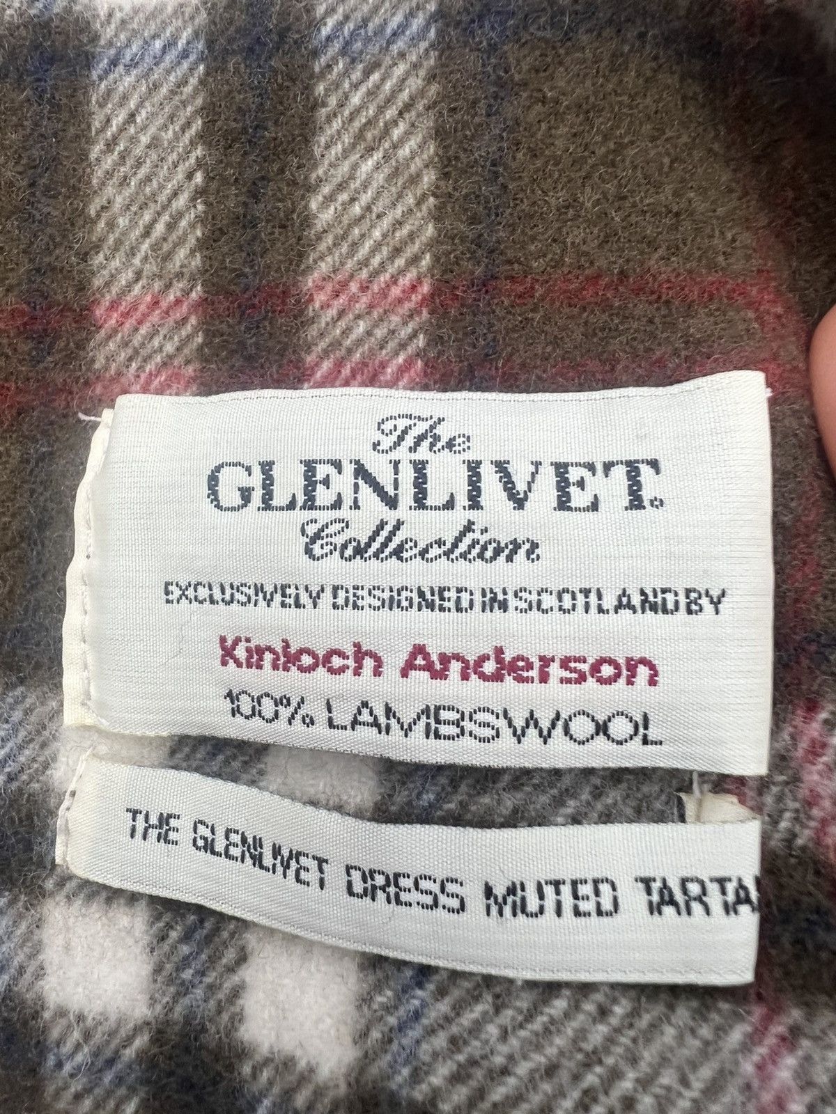 Other Kinloch Anderson Glenlivet Tartan Wool Scarf Size ONE SIZE - 2 Thumbnail