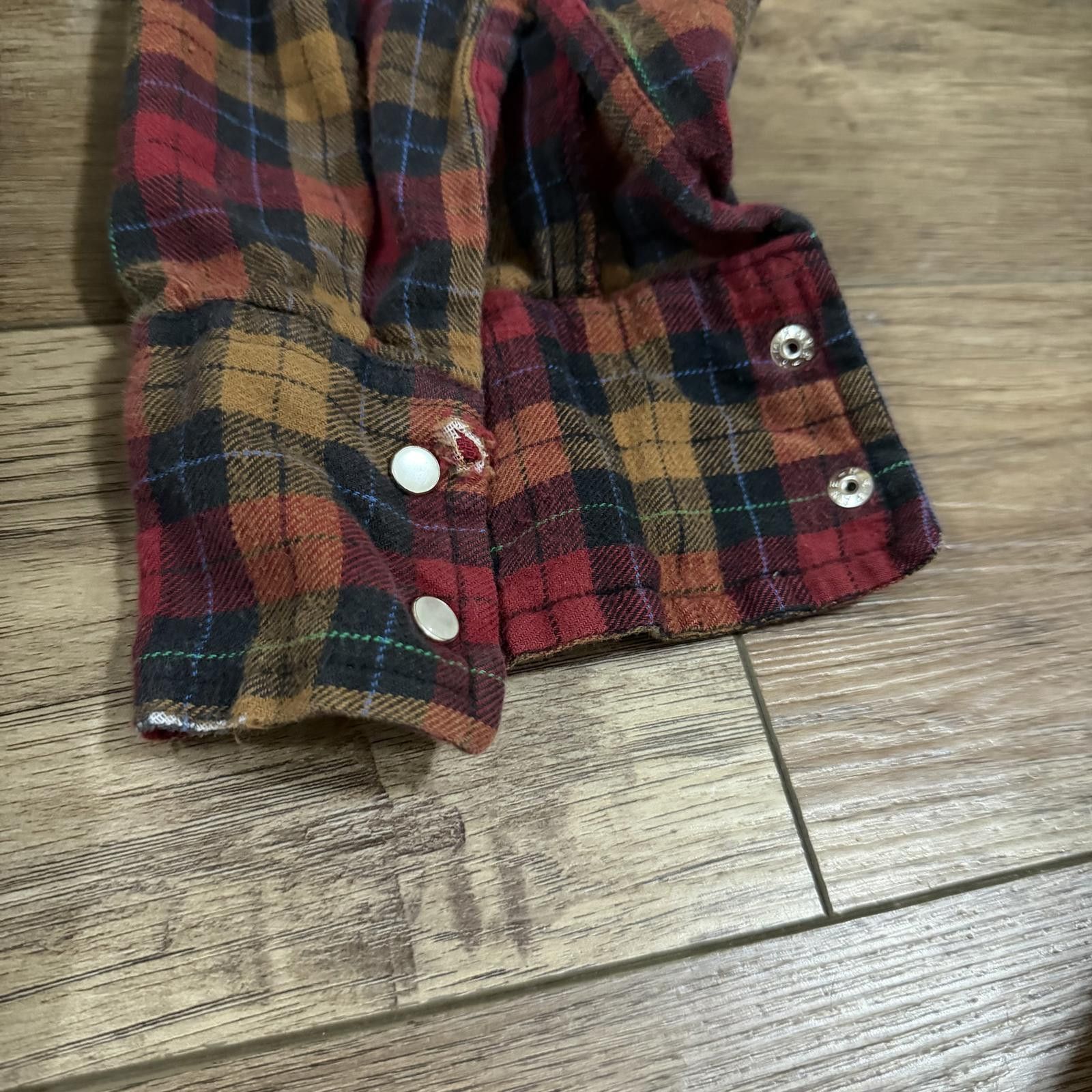 Wrangler Vintage 90s Wrangler Western Flannel Snap Shirt 2X Big Man Size US XXL / EU 58 / 5 - 4 Thumbnail