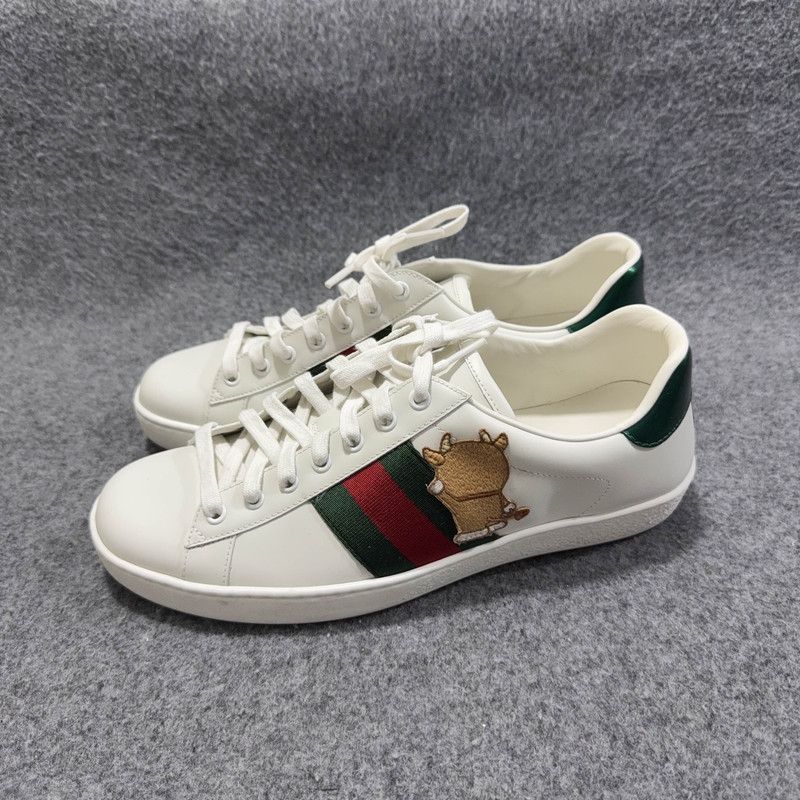 Gucci Gucci x Doraemon White Ace Sneakers - Size US 9.5 / EU 42-43 - 1 Thumbnail