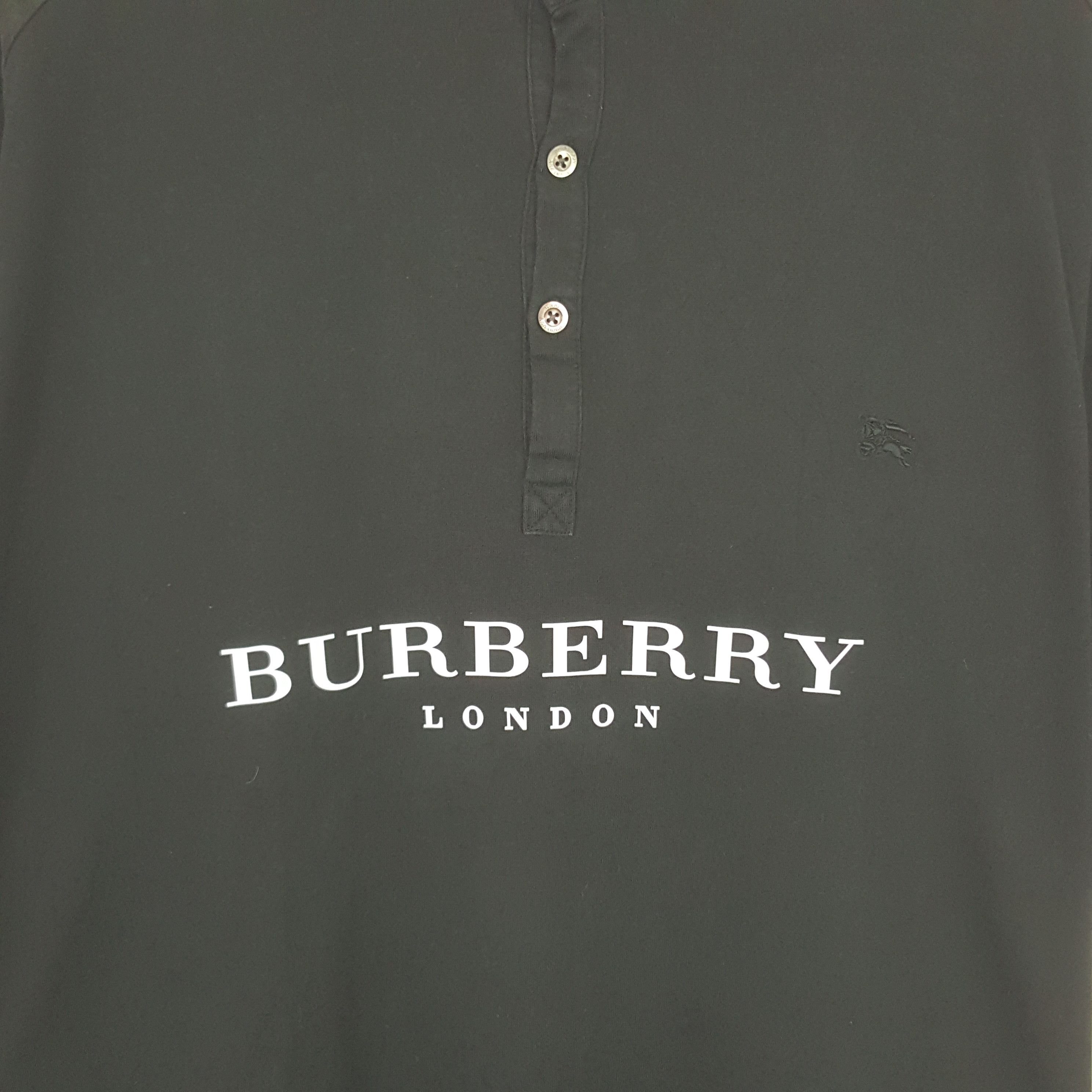 Burberry × Vintage Vintage Burberry London Custom Spell Out Tshirt Size US XL / EU 56 / 4 - 2 Thumbnail