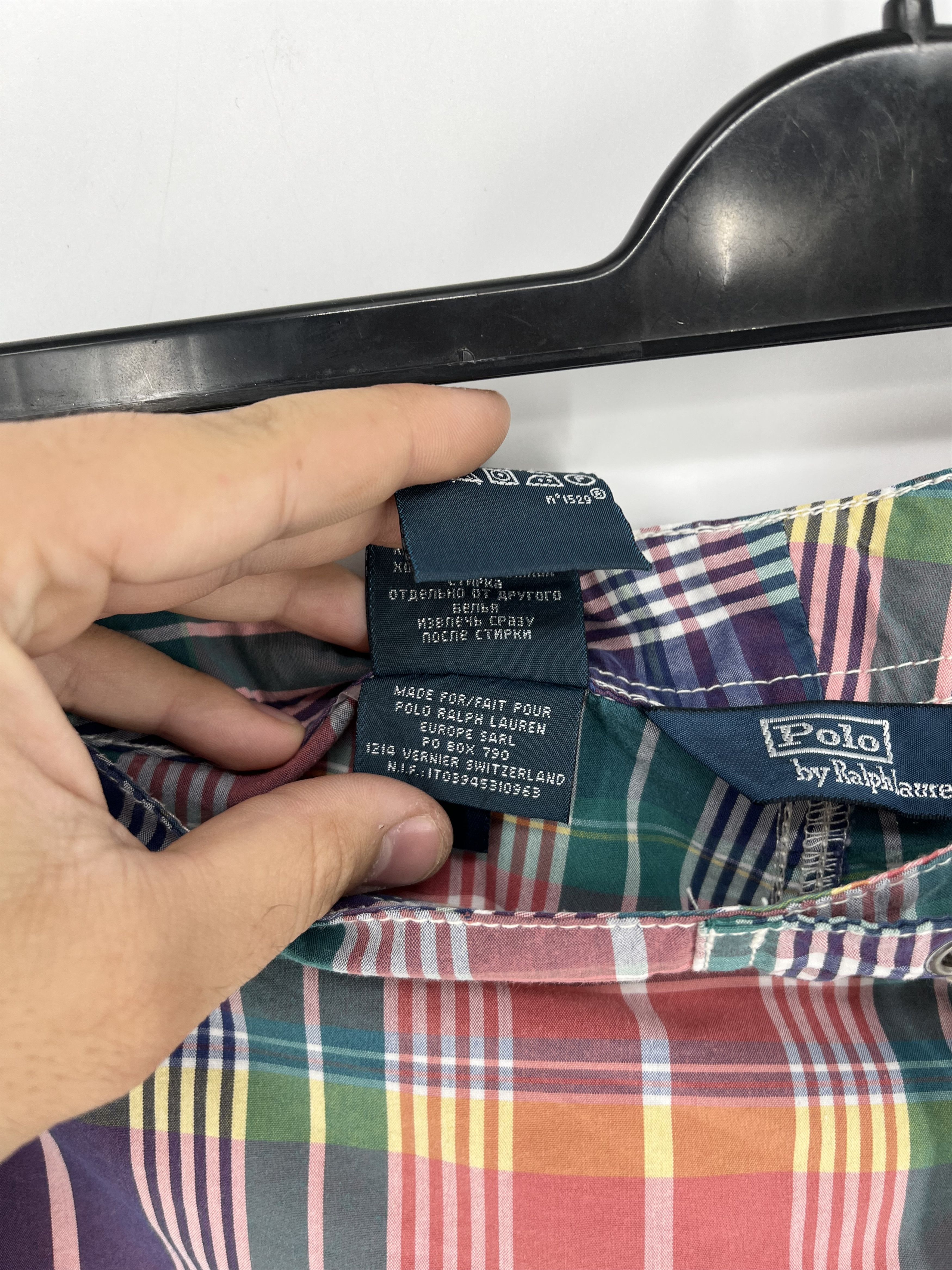 Polo Ralph Lauren × Ralph Lauren × Vintage Vintage Polo Ralph Lauren Striped Shorts Size US 36 / EU 52 - 10 Thumbnail