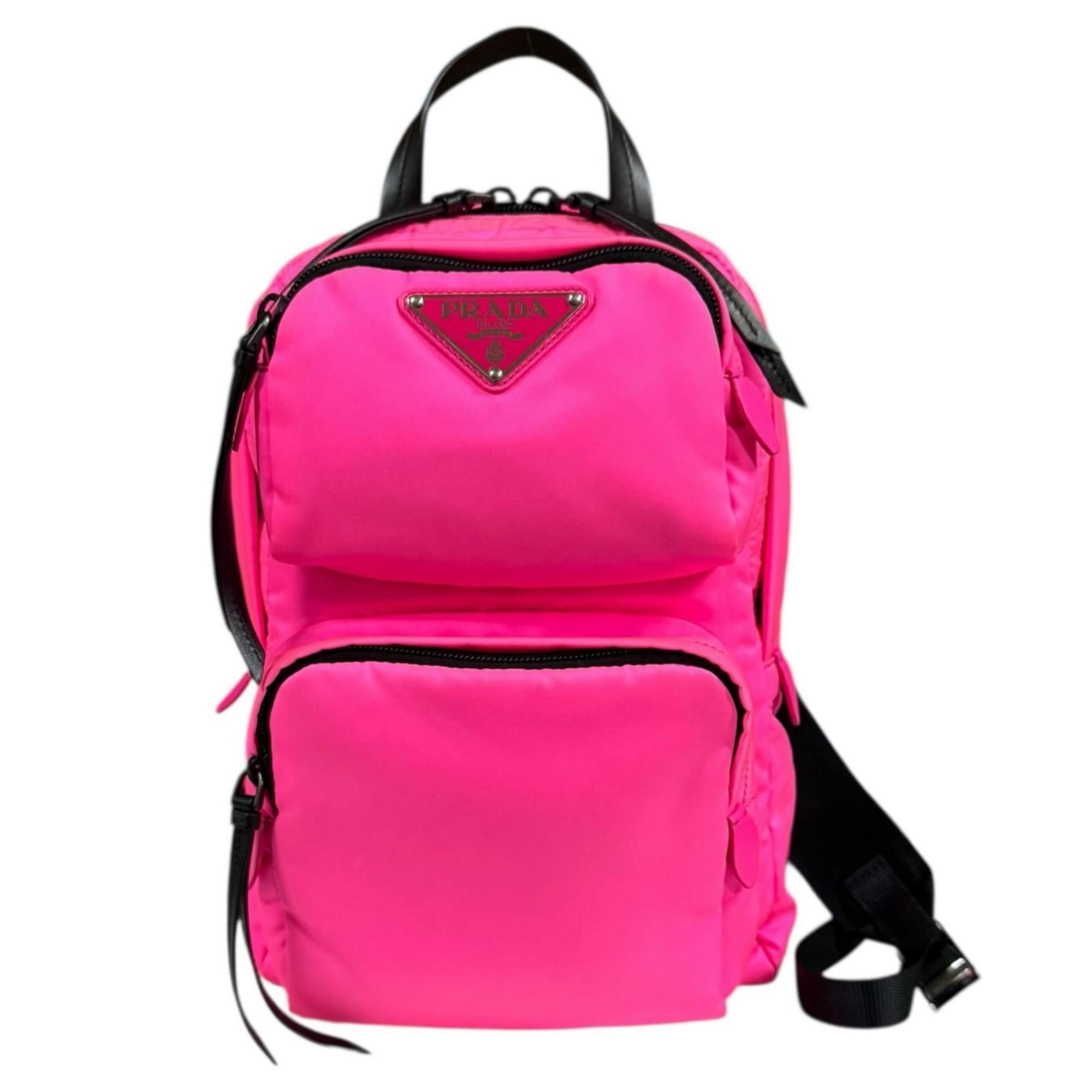 Prada Pre-owned Prada nylon body bag, 1BZ026, pink, women's. Size ONE SIZE - 1 Thumbnail