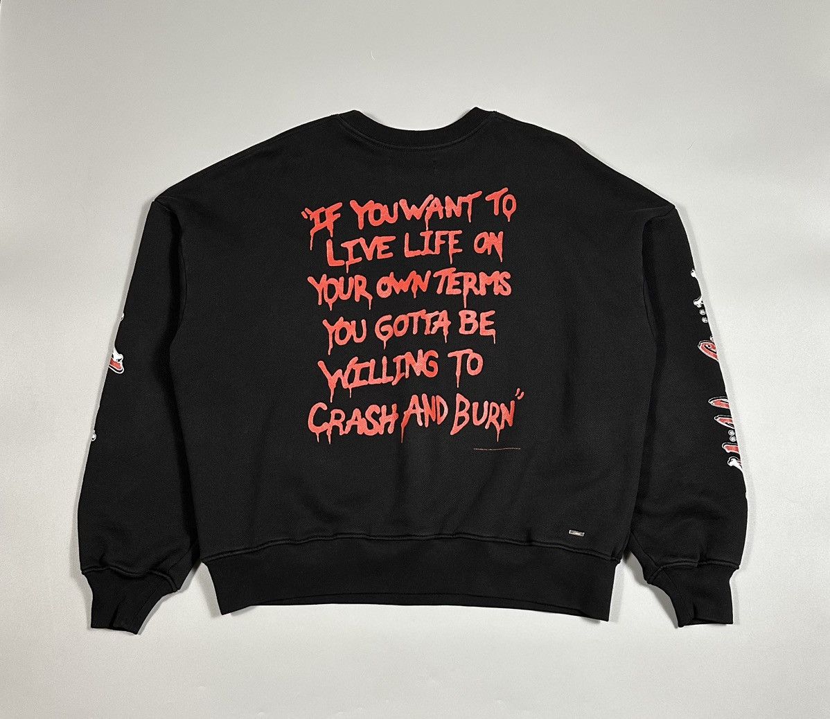 Amiri Amiri x Motley Crue Dr.Feelgood Oversized Crewneck Size US S / EU 44-46 / 1 - 2 Thumbnail