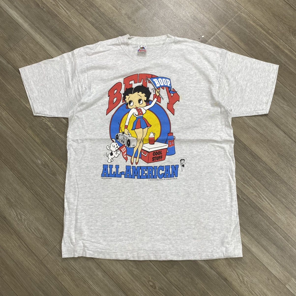 Cartoon Network 1994s Vintage Betty Boop All-American Cartoon Network Tee Size US M / EU 48-50 / 2 - 1 Thumbnail