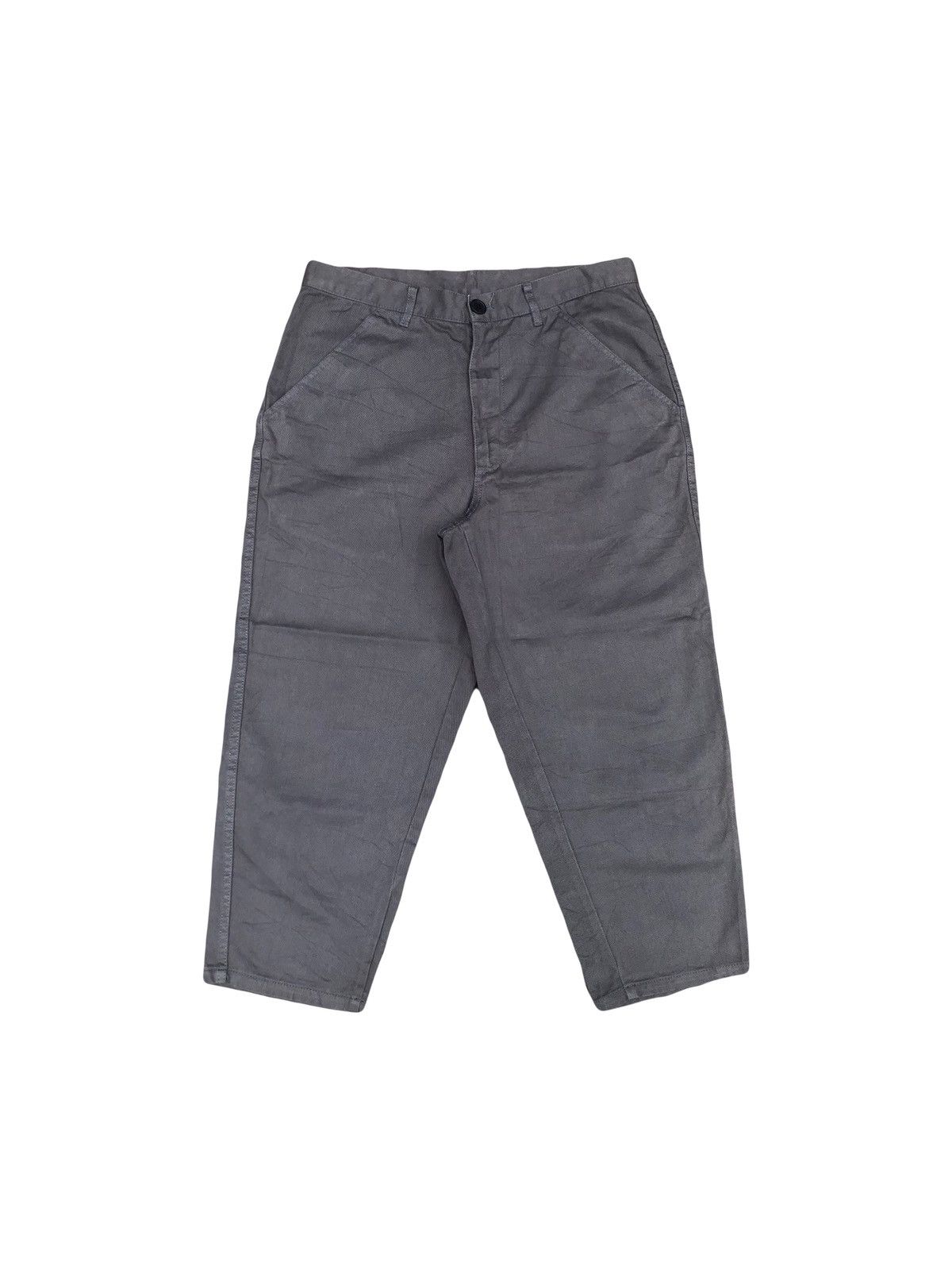 Comme des Garcons Comme des Garçons Shirt Cotton Tapered Pants Size US 33 - 2 Thumbnail