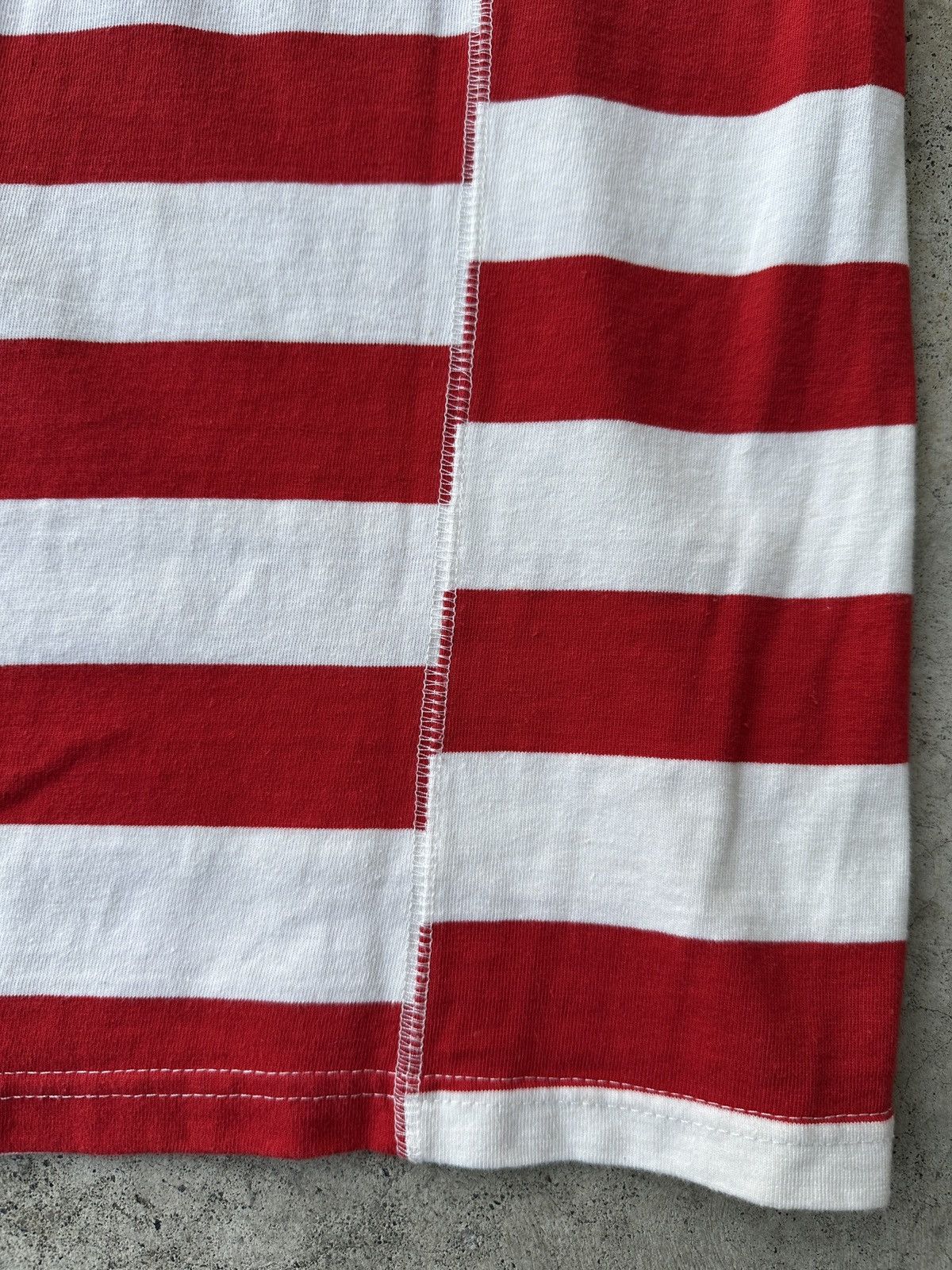 Beams Plus Beams ref white border striped deconstructed patchwork shirt Size US M / EU 48-50 / 2 - 6 Thumbnail
