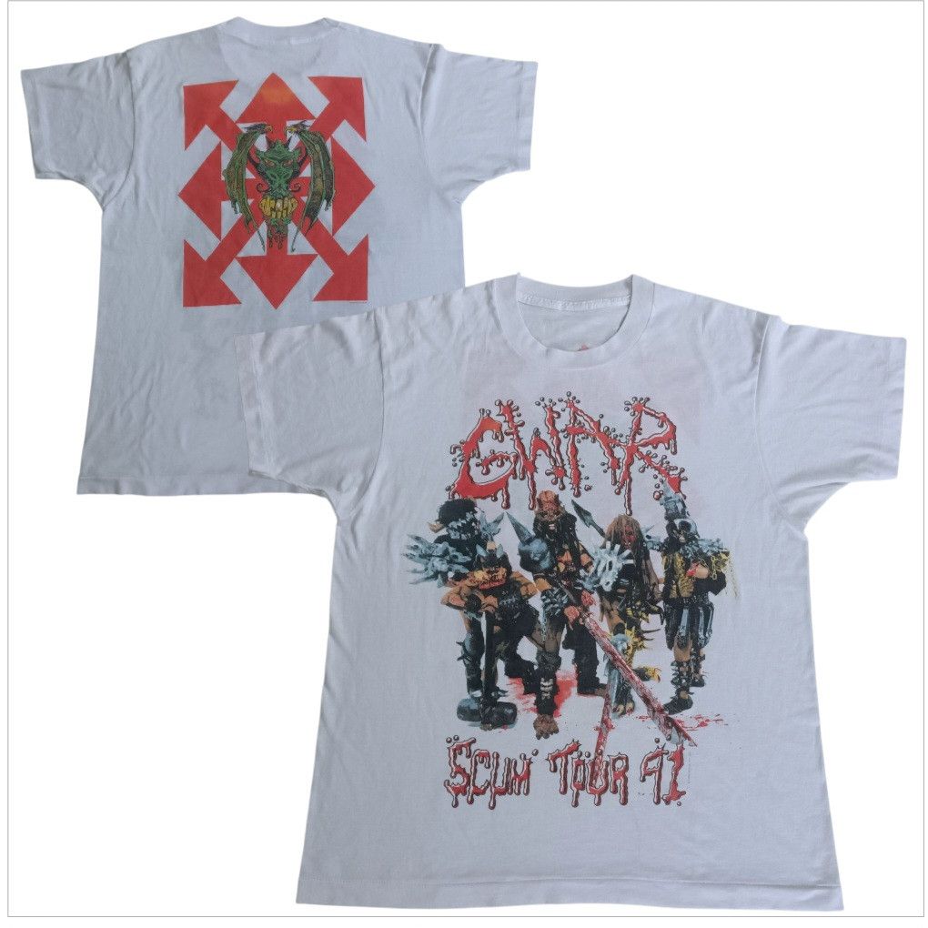 Vintage Vintage t shirt vintage 90s GWAR SCUM TOUR 1991. Very Rare . Size US L / EU 52-54 / 3 - 10 Thumbnail