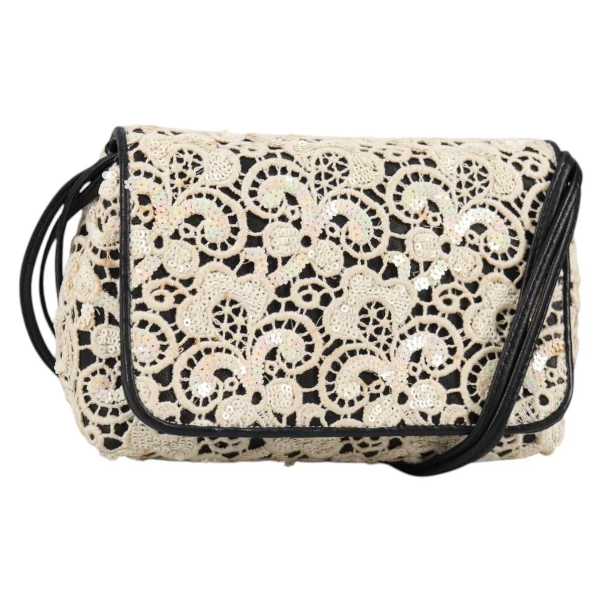 Chanel Floral CC Flap Bag Leather