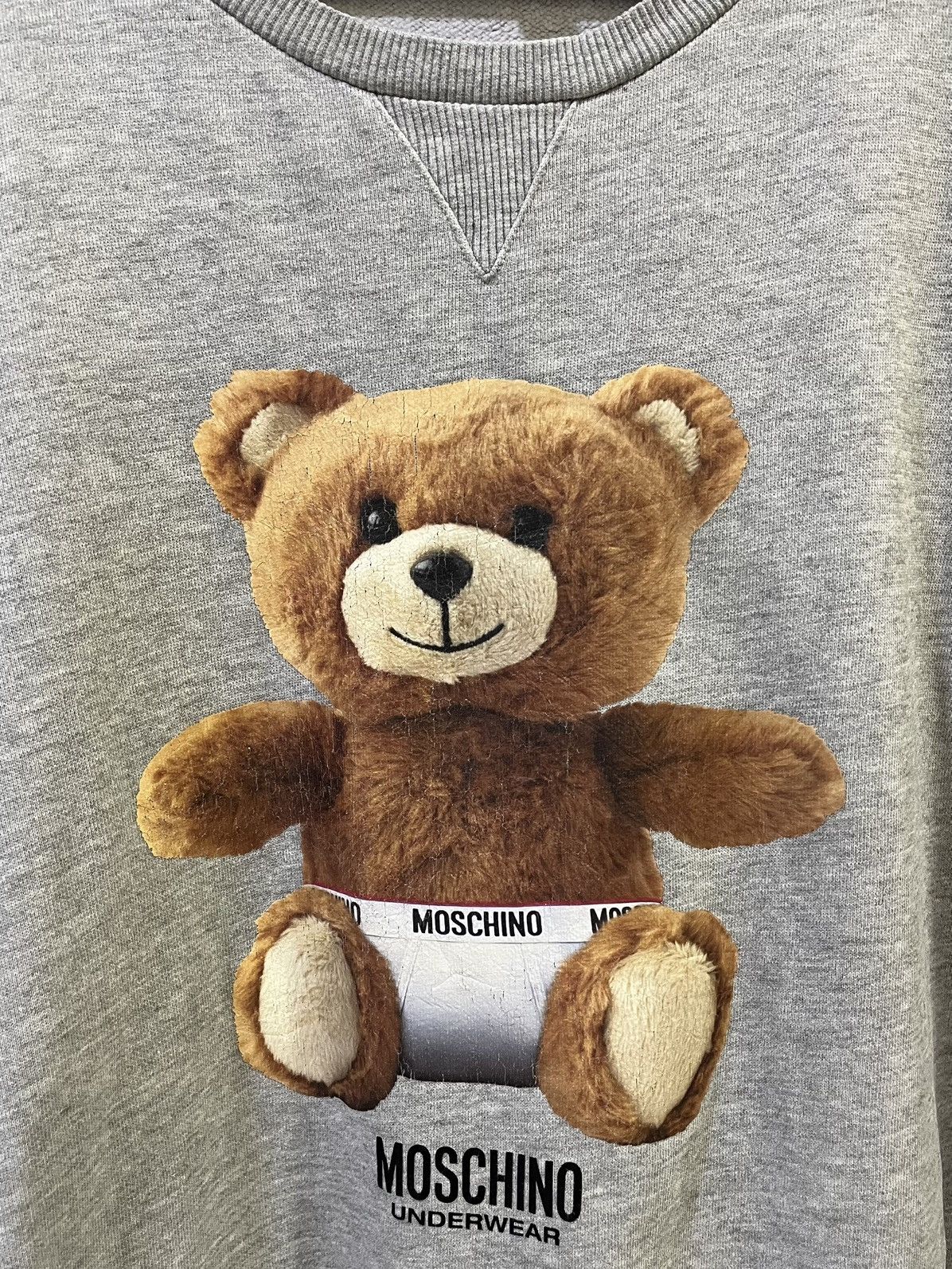Vintage 90s Moschino Teddy Bear Sweater Sweatshirt