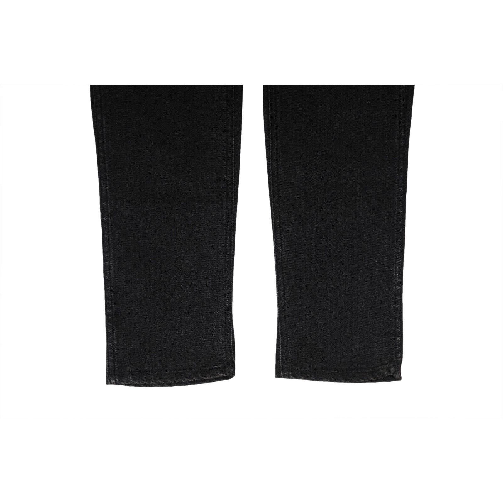 Celine SK 003 Vintage Black Grey Jeans - 02316 Size US 30 / EU 46 - 3 Thumbnail