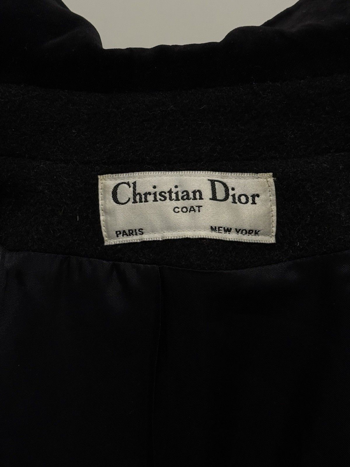 Dior Vintage Christian Dior Wool Womens Coat Double Breasted Size XL / US 12-14 / IT 48-50 - 17 Thumbnail