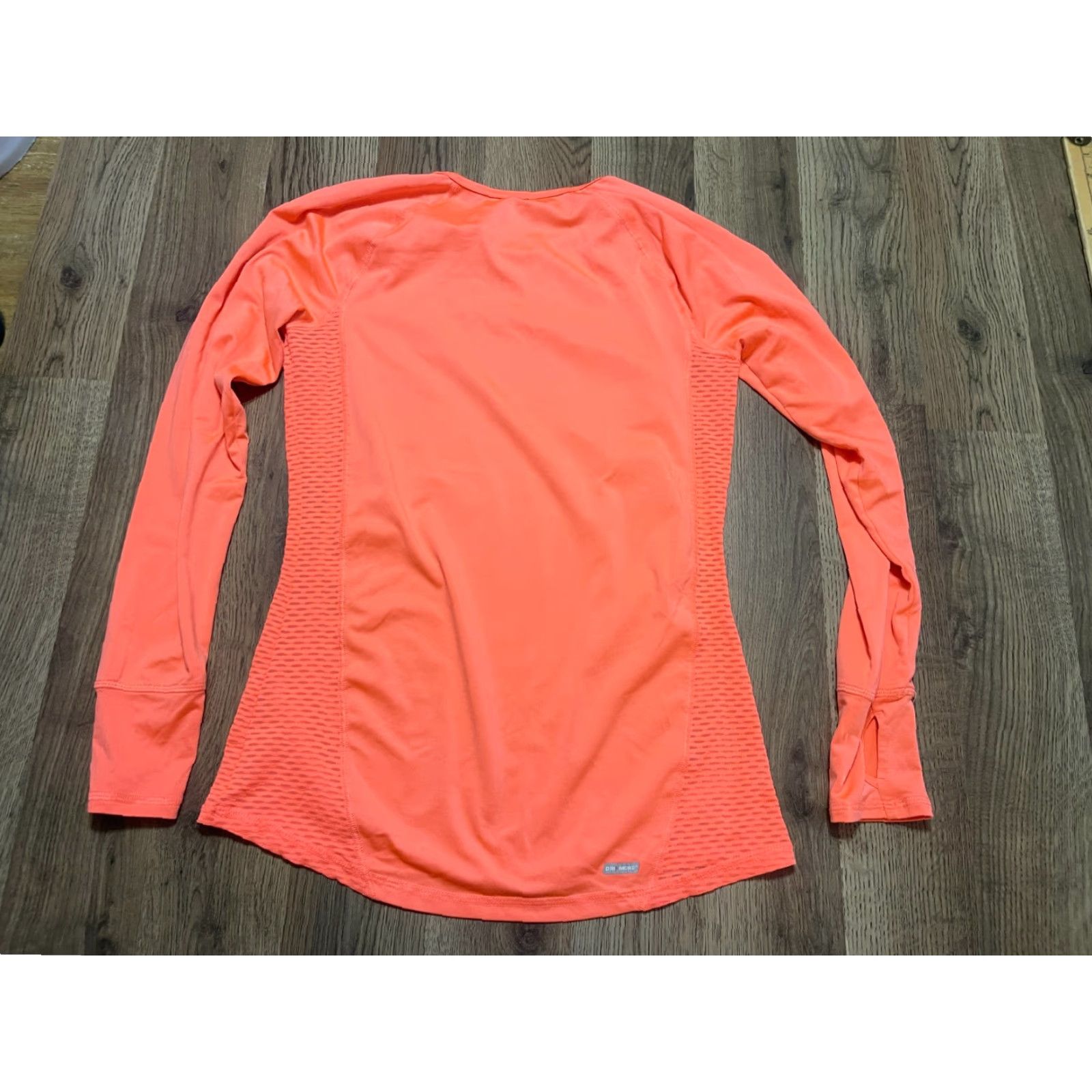Vintage Danskin Now Shirt Womens Medium Orange Fitted Athletic Wear Long Sleeve Shirt Shirt Size M / US 6-8 / IT 42-44 - 2 Thumbnail