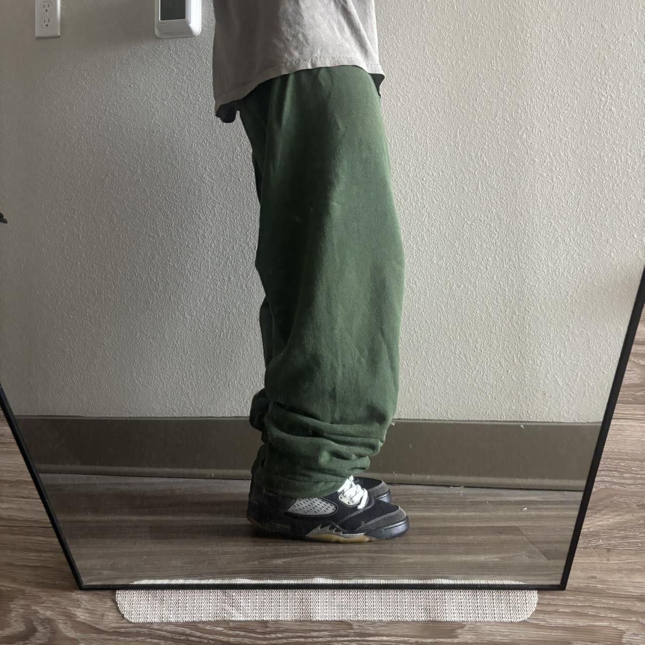 Vintage Crazy Vintage 90s Forest Green Essential Sweatpants! Fits M Size US 32 / EU 48 - 2 Thumbnail