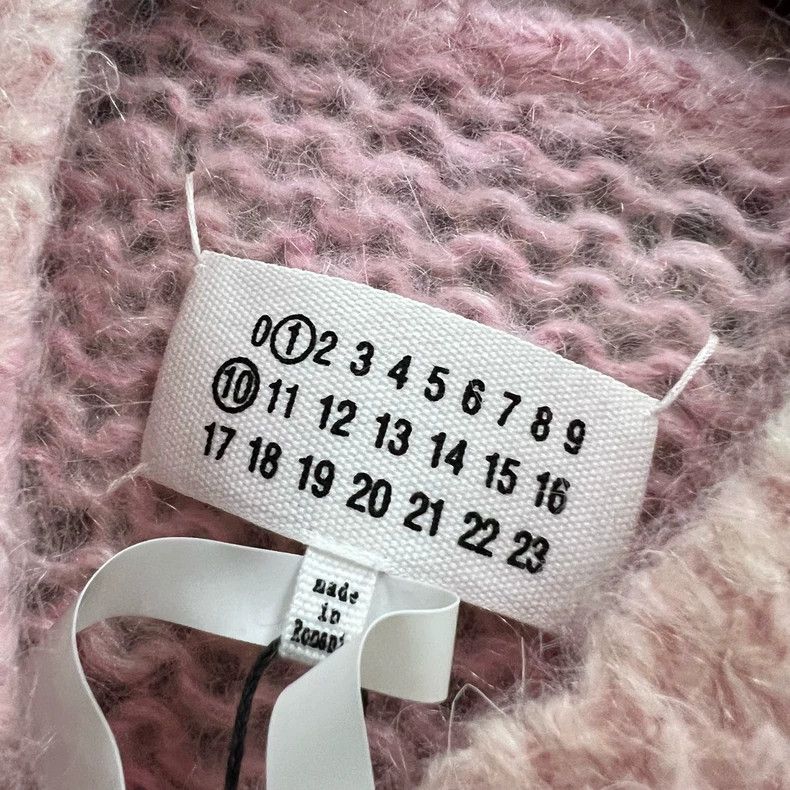 Maison Margiela Maison Margiela Pink braided knitted cardigan jacket 2502-N Size US S / EU 44-46 / 1 - 3 Thumbnail