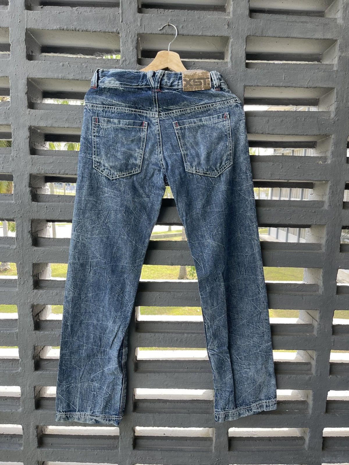 Designer × Japanese Brand Batsu Studio jeans rare Size US 28 / EU 44 - 2 Thumbnail