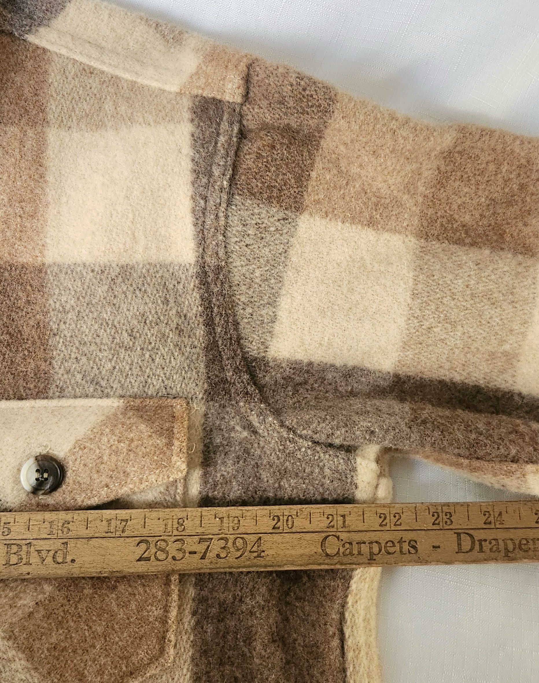 Woolrich Woolen Mills Woolrich True Vintage Medium Brown Wool Blend Buffalo Plaid Size US M / EU 48-50 / 2 - 14 Thumbnail