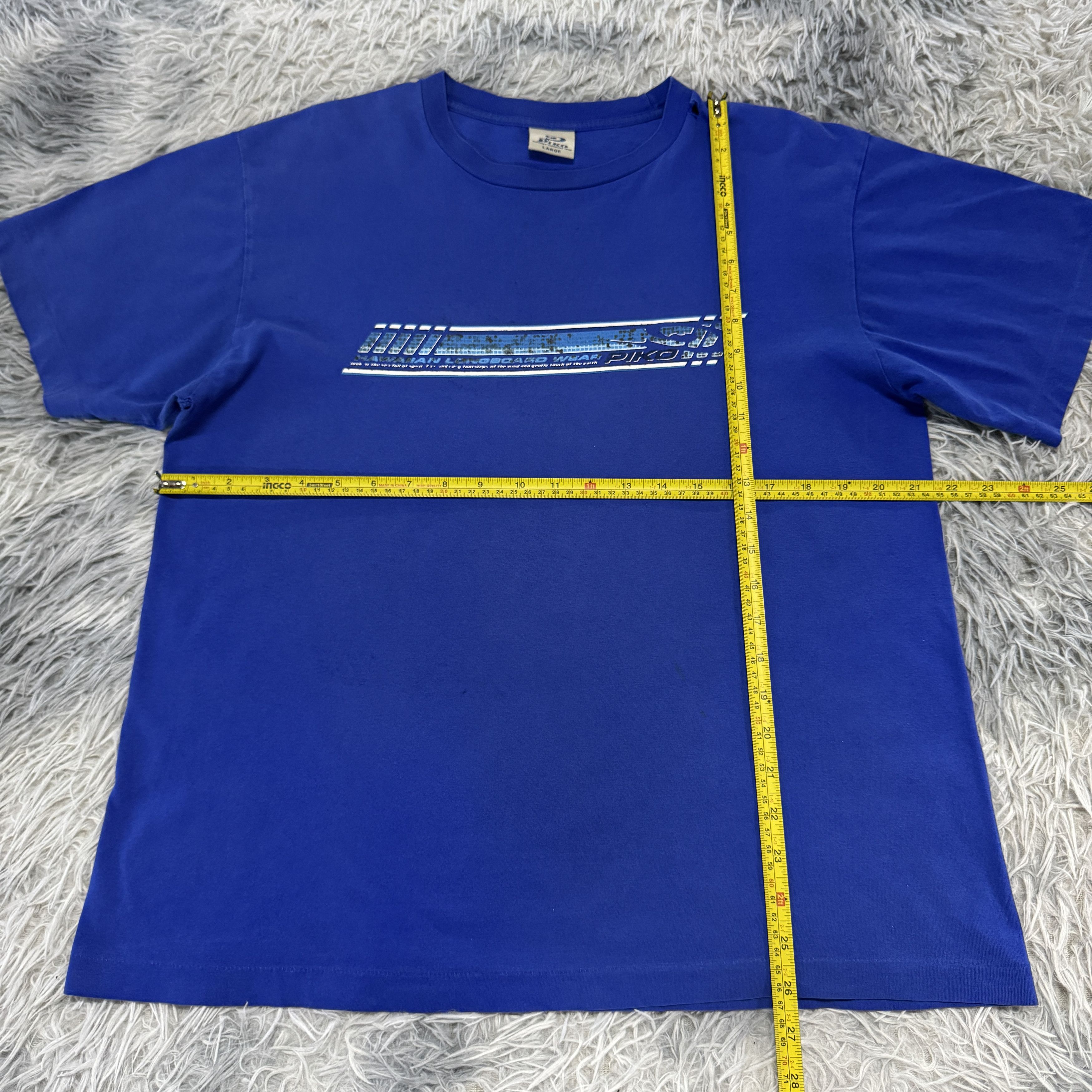 Vintage Rare Vintage Piko Hawaii Surfing Sunfaded Tshirt Size US L / EU 52-54 / 3 - 5 Thumbnail