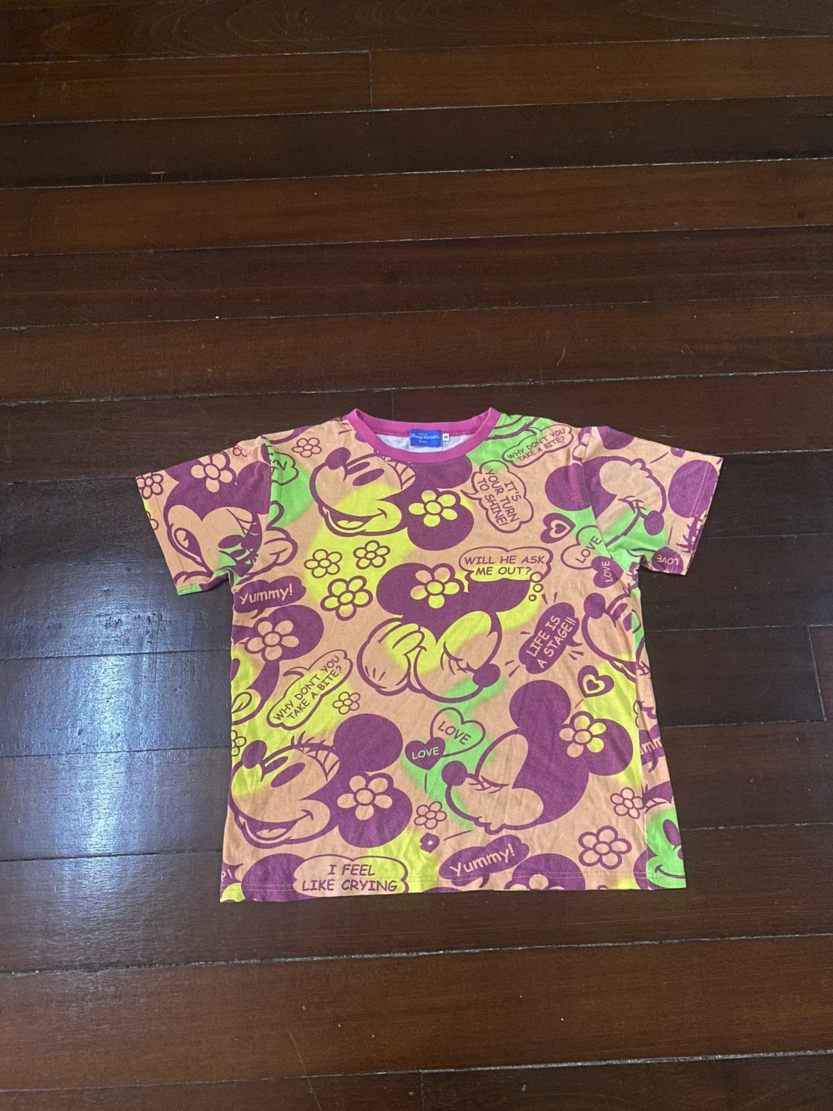 Disney × Mickey Mouse × Vintage Vintage disney tokyo resort minnie mouse full print T-Shirt Size US M / EU 48-50 / 2 - 1 Thumbnail
