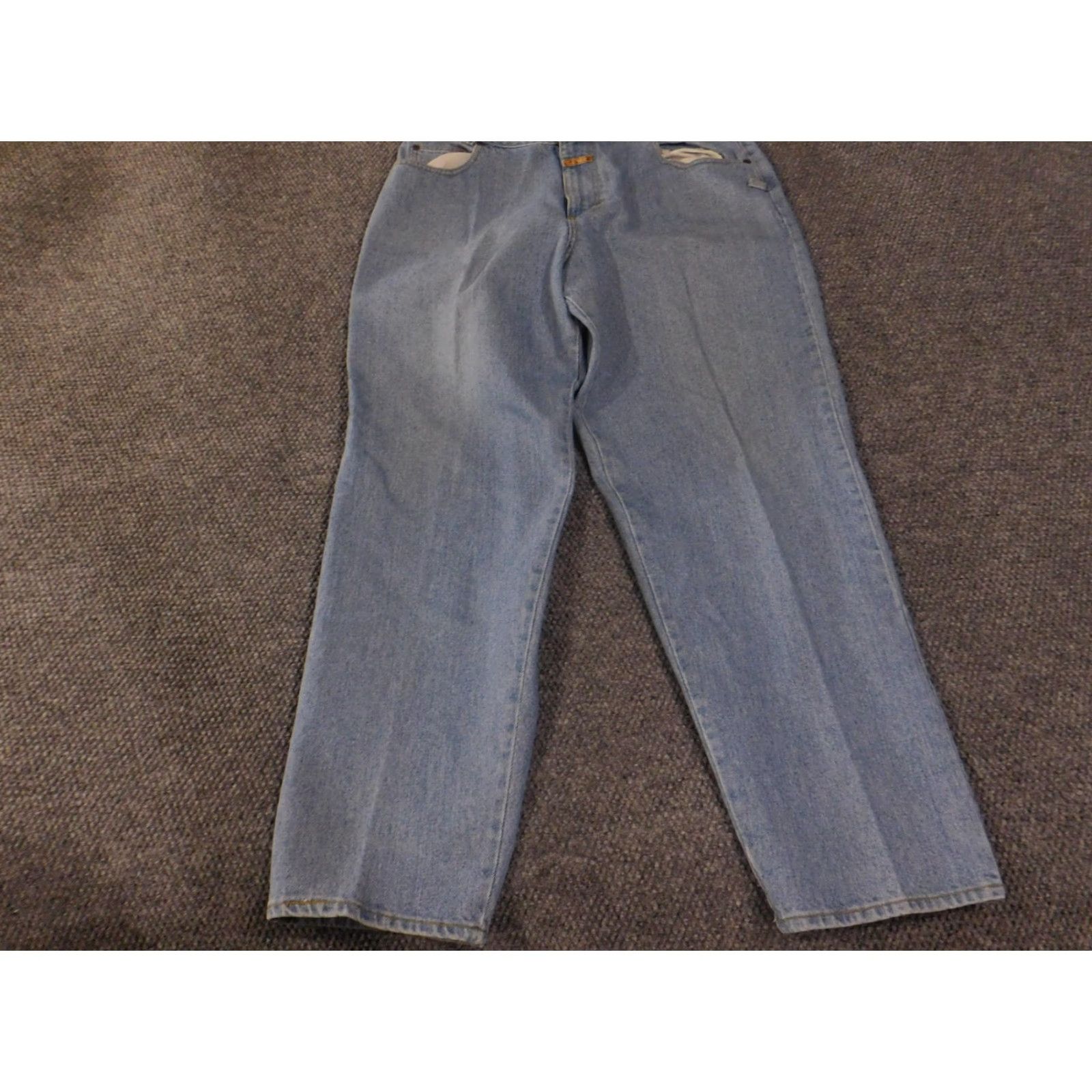 Hugo Boss VINTAGE Boss Jeans Mens 40L Blue Denim Carpenter Straight Leg Made USA 90s Y2K Size US 40 / EU 56 - 3 Thumbnail