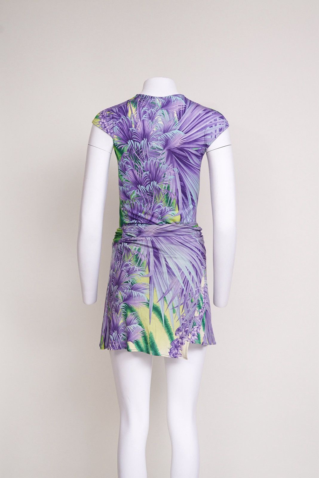 Versace Versace Floral Purple Top & Skirt Set Size ONE SIZE - 5 Thumbnail