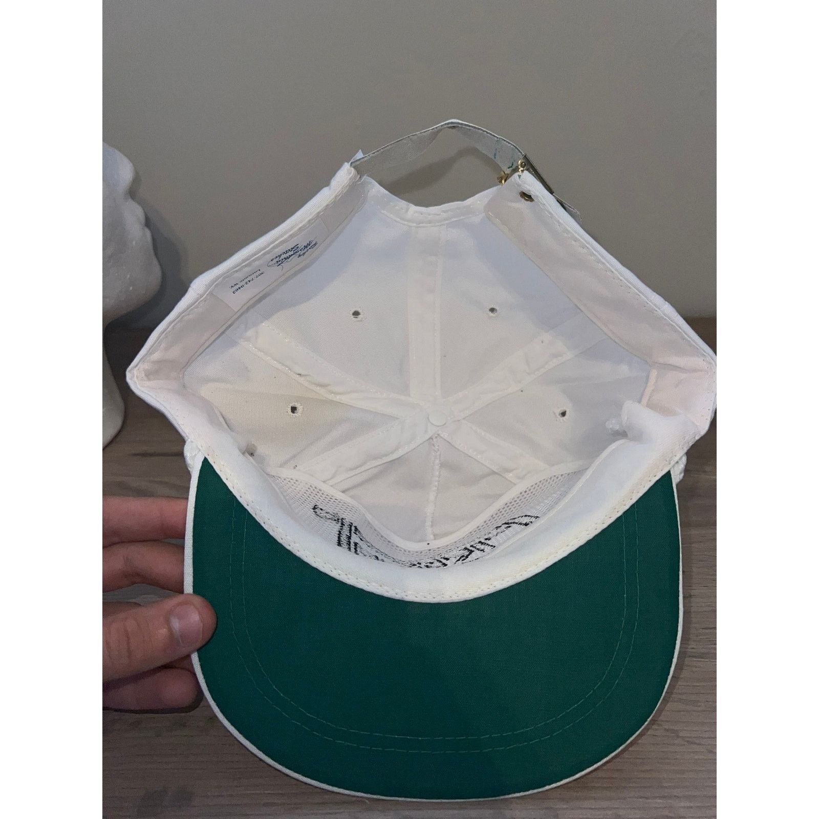 Vintage Frost Construction Company white Stitched Hat Headwear VTG Size ONE SIZE - 9 Thumbnail