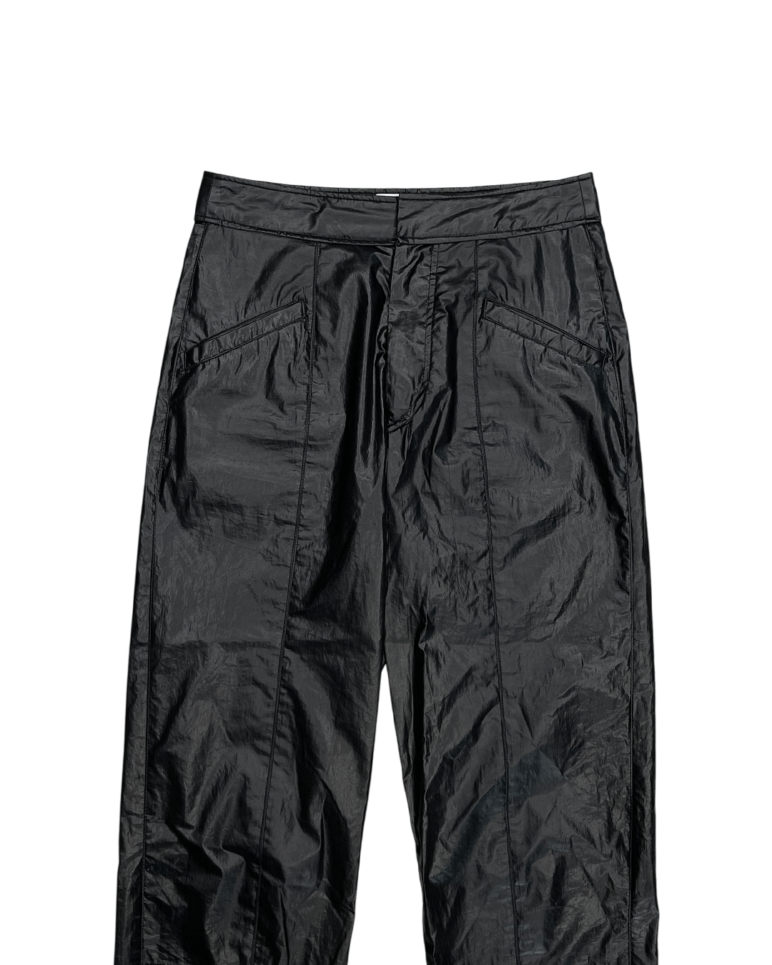 Isabel Marant Isabel Marant Paneled Coated Straight Leg Pants Size 25" / US 0 / IT 36 - 6 Thumbnail