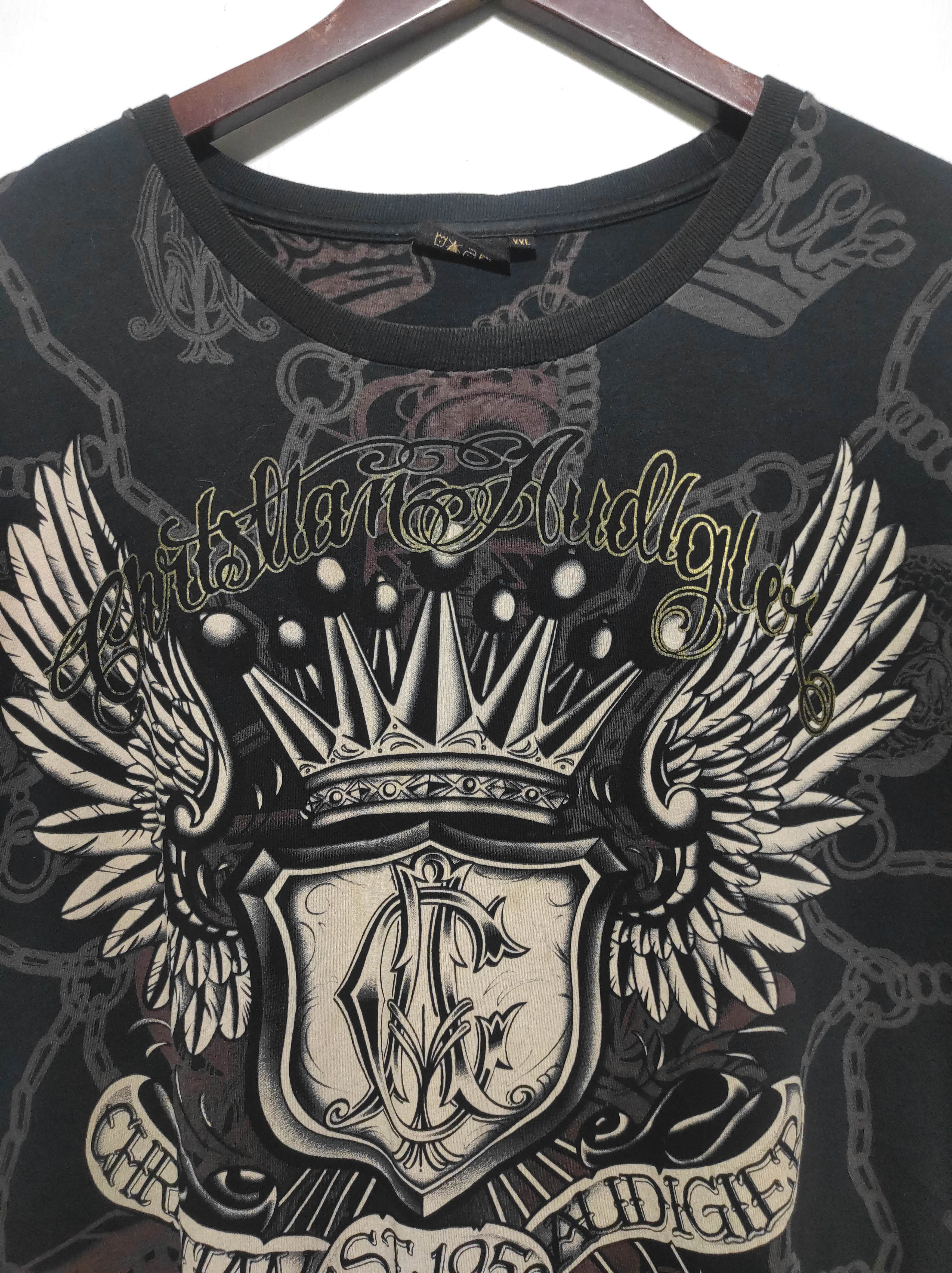 Christian Audigier Christian Audigier Skull Tee Shirt Size US XL / EU 56 / 4 - 5 Thumbnail