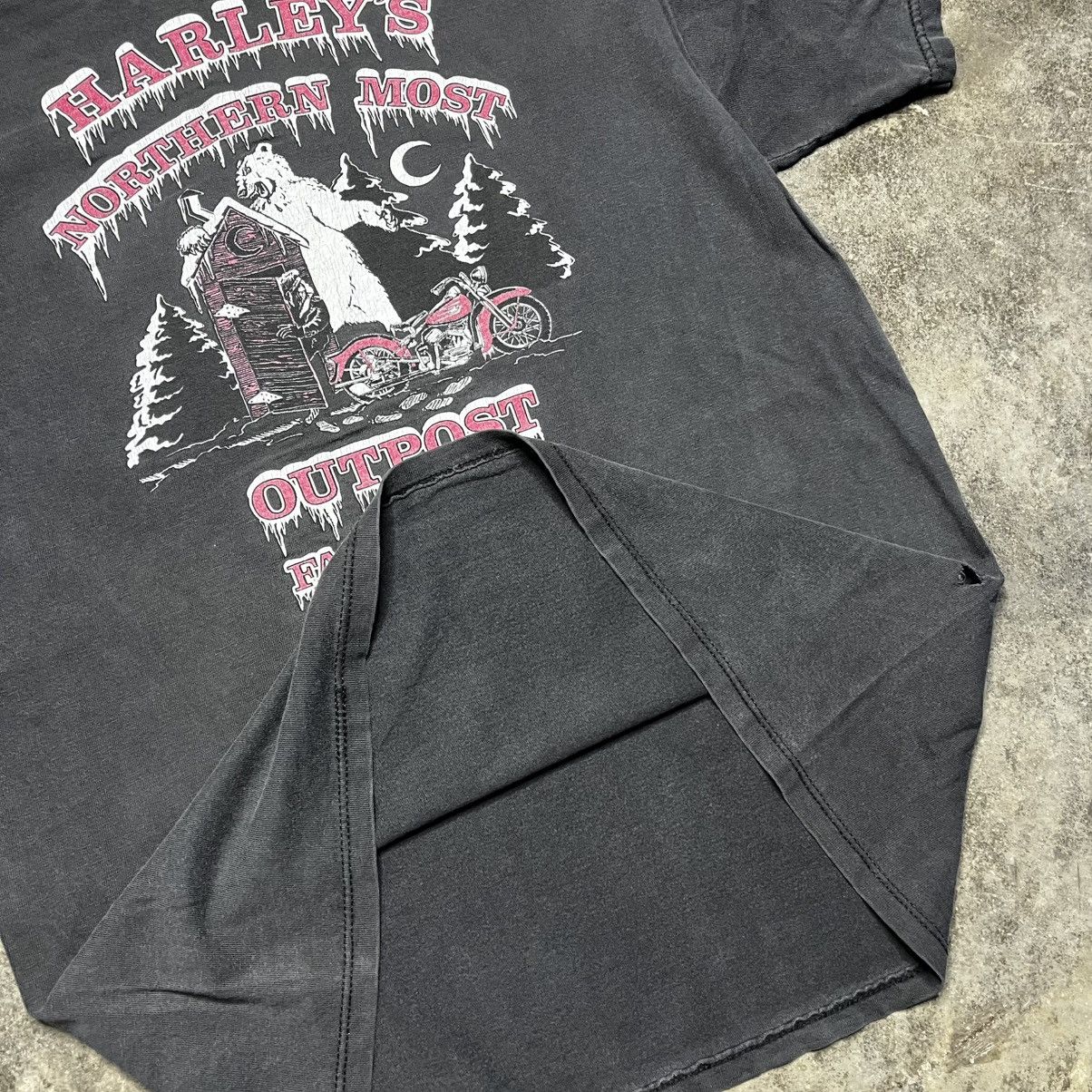 Harley Davidson vintage harley davidson polar bear faded black tshirt Size US L / EU 52-54 / 3 - 4 Thumbnail