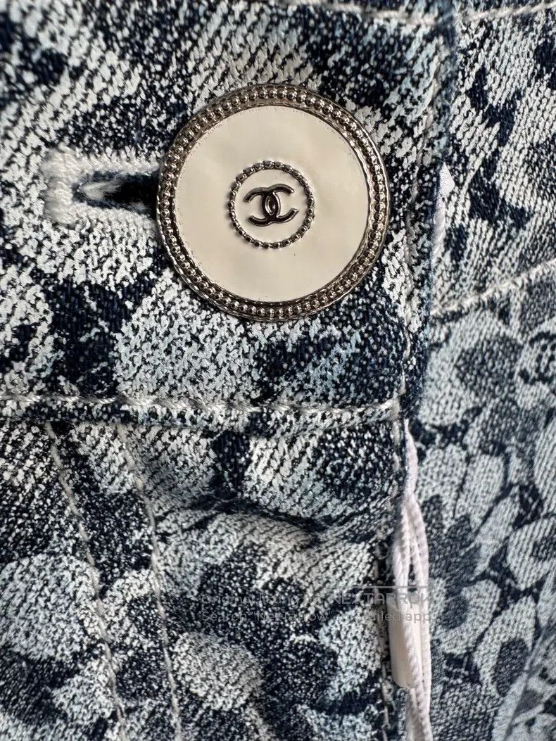 Chanel Chanel 24B floral jeans Size 24" / US 00 / IT 34 - 6 Thumbnail
