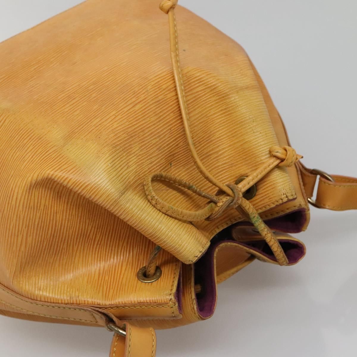 Louis Vuitton LOUIS VUITTON Epi Petit Noe Shoulder Bag Yellow M44109 Size ONE SIZE - 6 Thumbnail