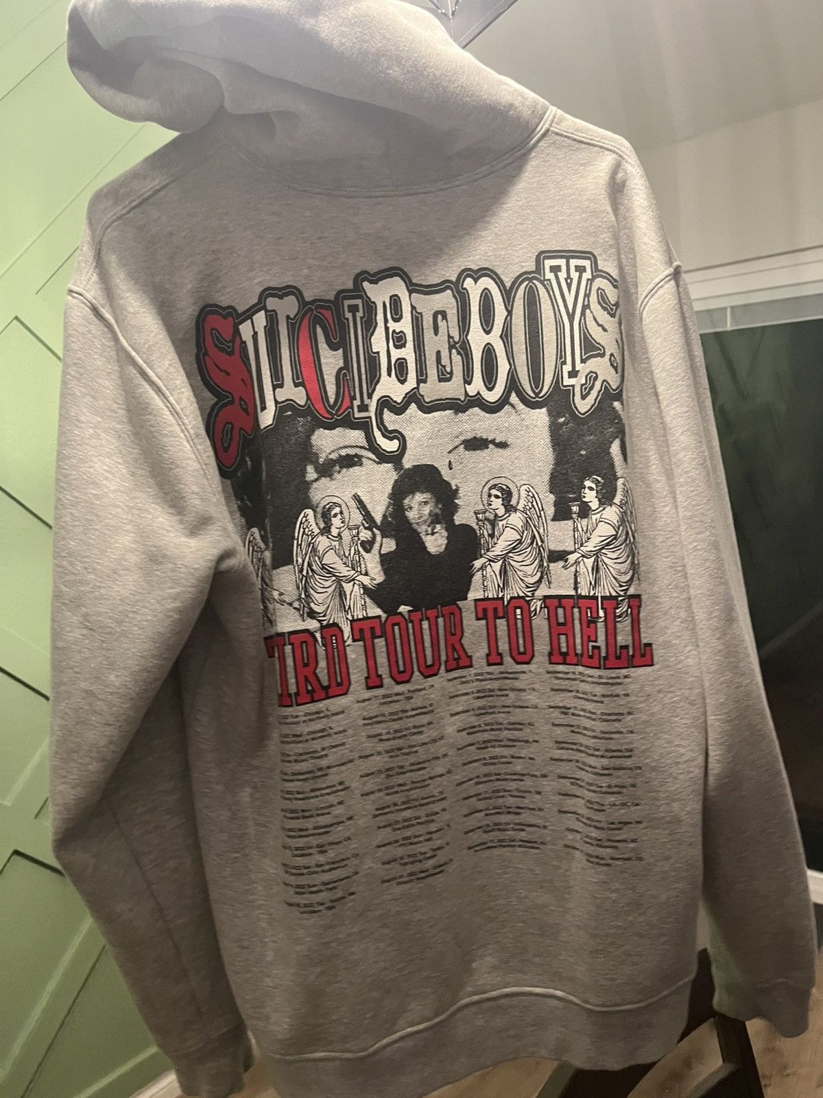 Suicideboys deals greyday 2022 tour grey hoodie