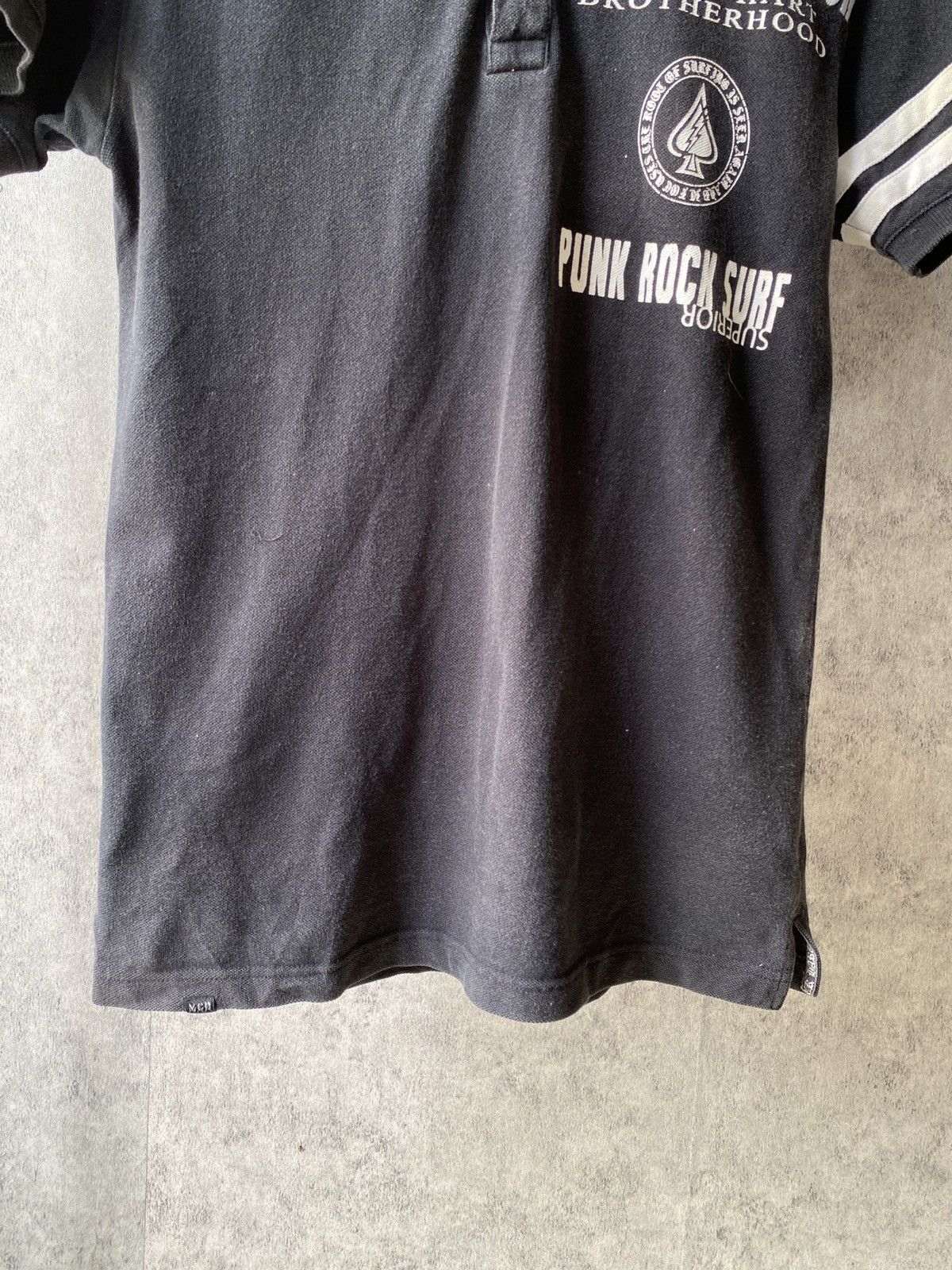Japanese Brand More Core Division Japan Punk Rock Surf Faded Black Shirt Size US S / EU 44-46 / 1 - 5 Thumbnail