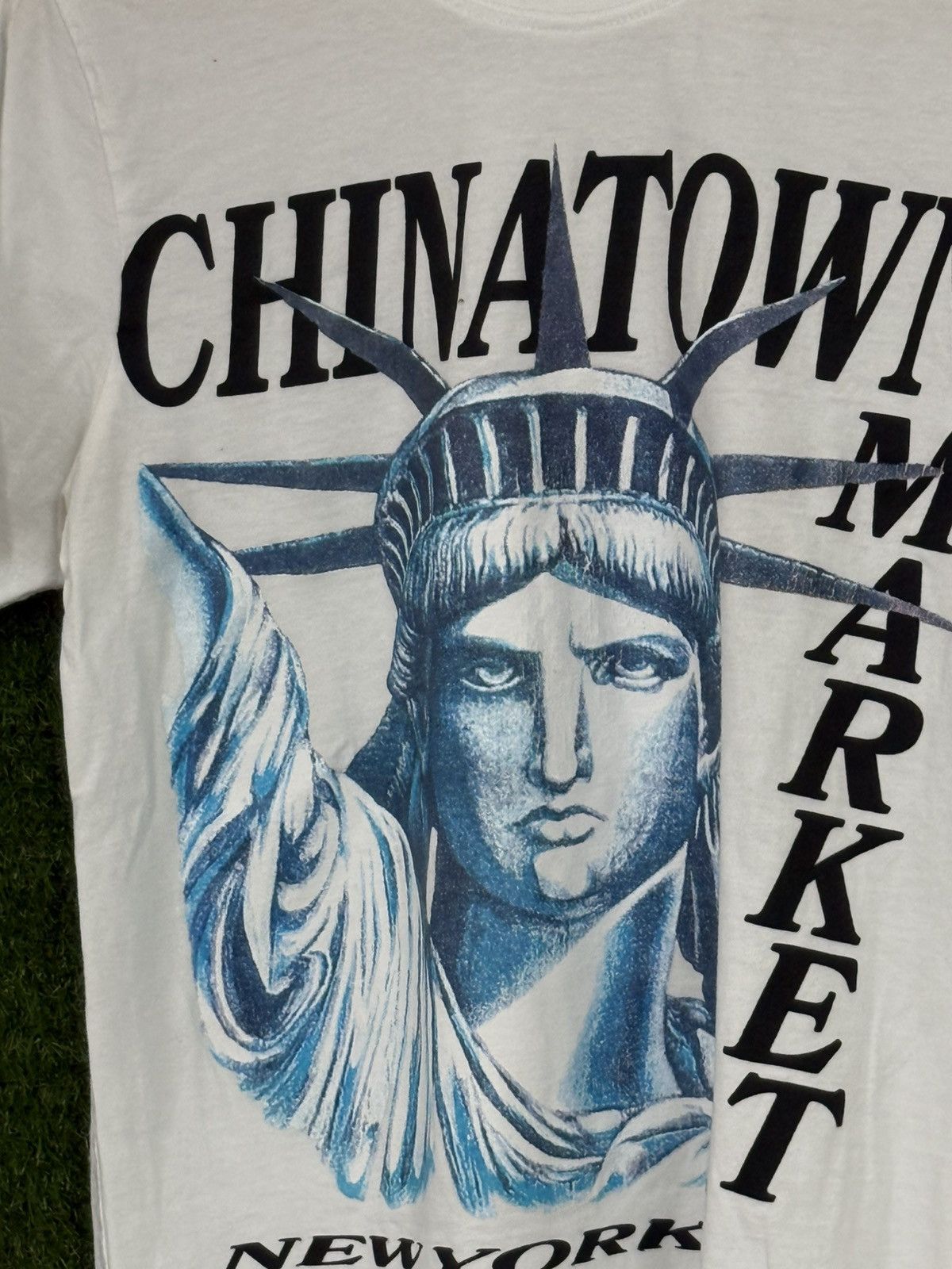 Market Chinatown Market Statue of Liberty White Art Puff USA Shirt Size US M / EU 48-50 / 2 - 3 Thumbnail